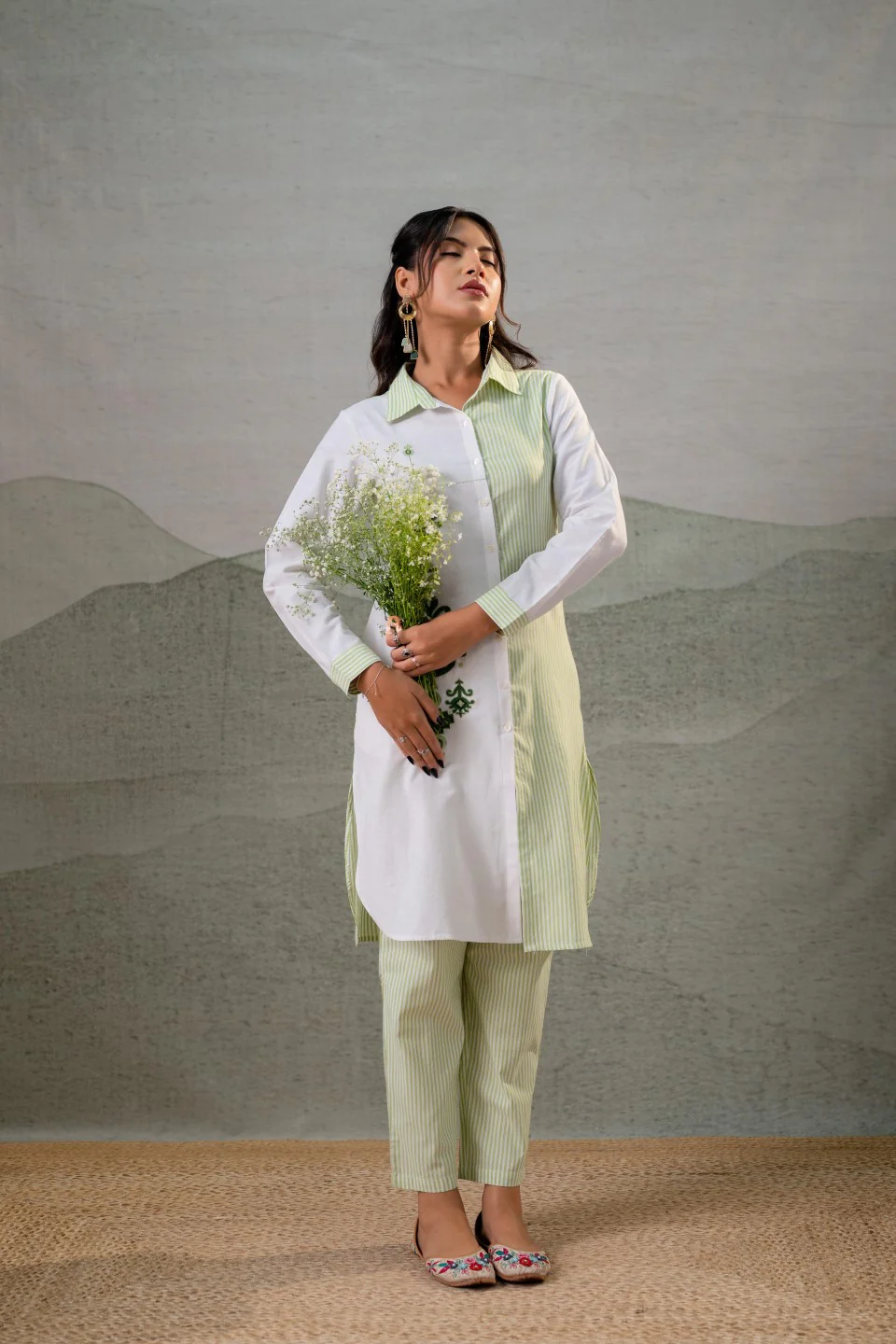 Param fern cotton co-ord set - Image 4