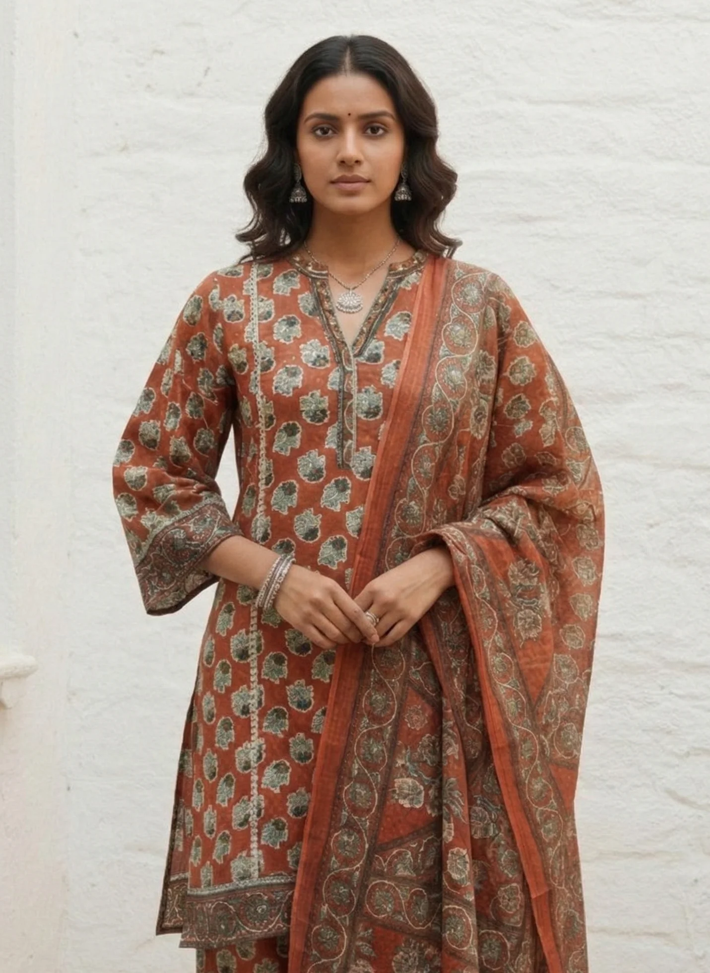 Swades brink printed suit set - Image 2