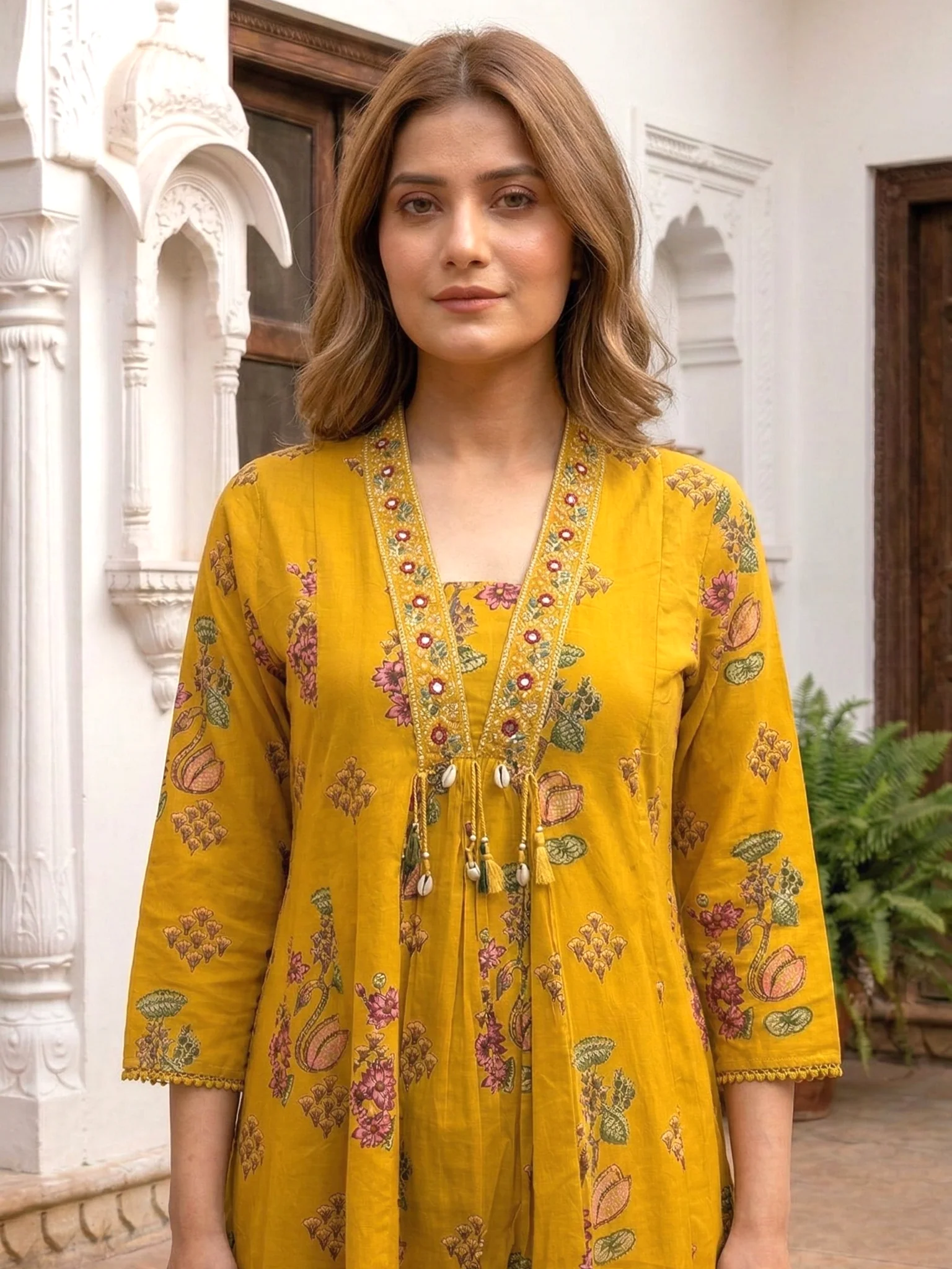 Vairagi Amber Printed Work Suit Set - Image 2