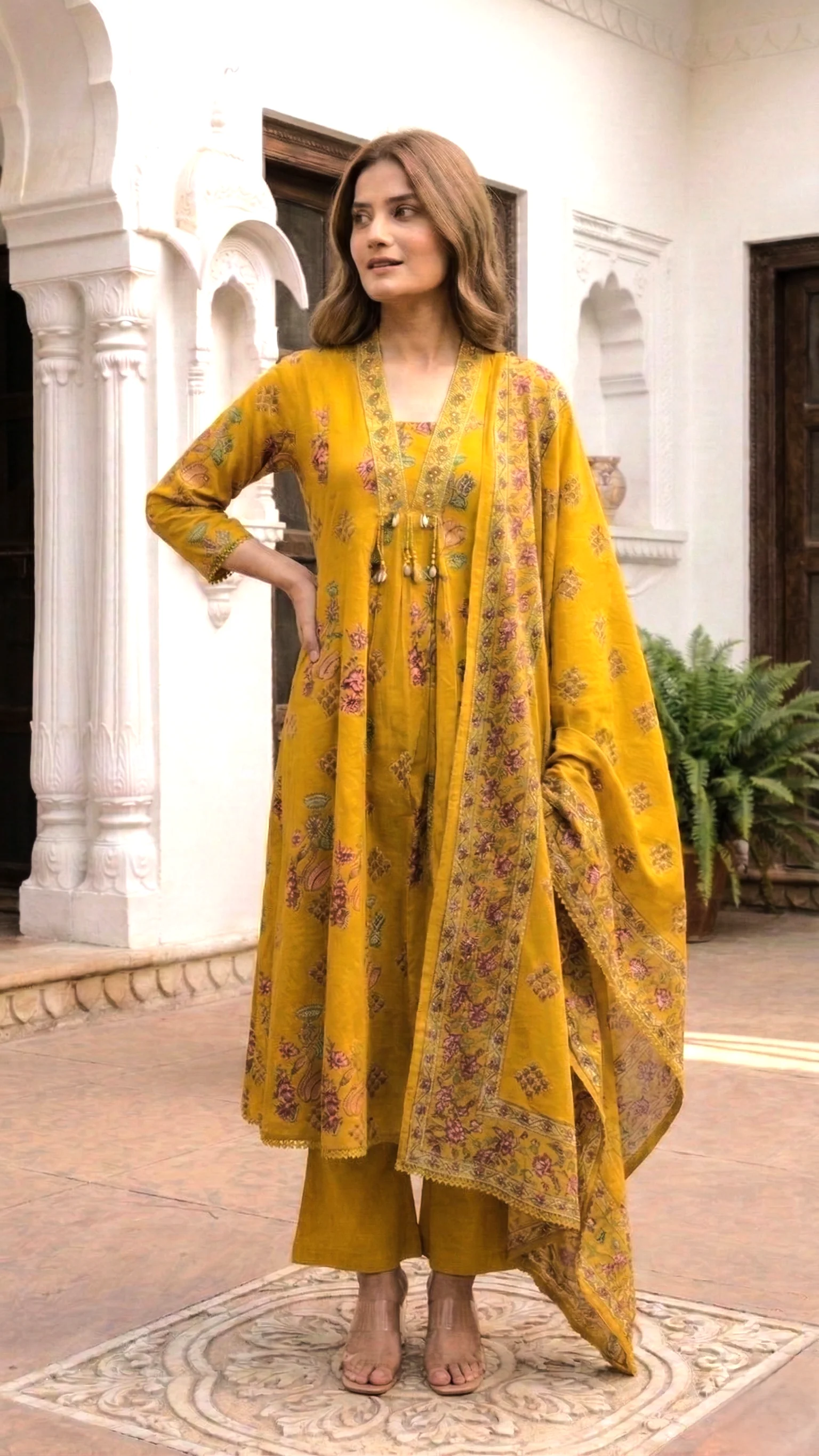 Vairagi Amber Printed Work Suit Set - Image 4