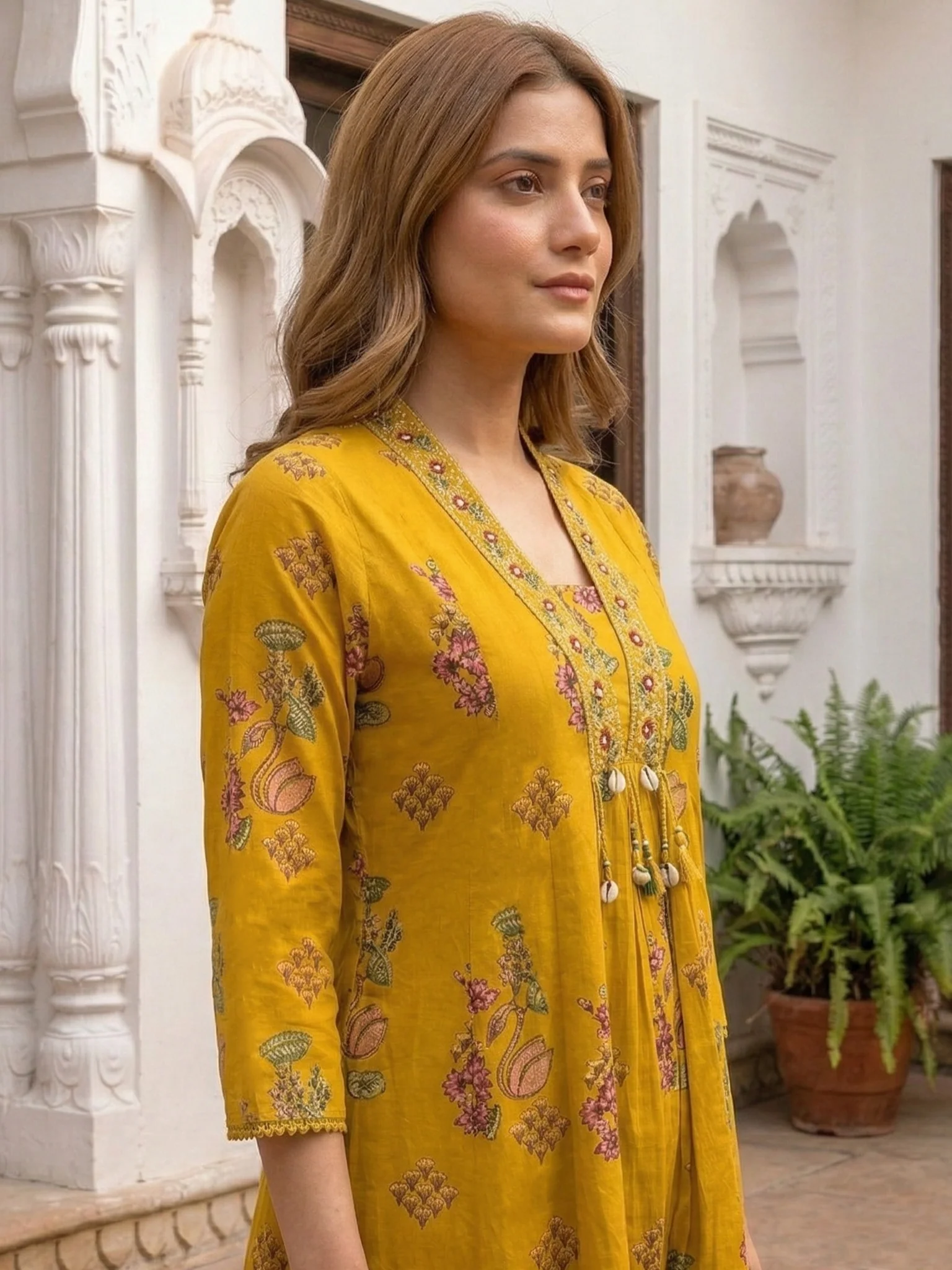 Vairagi Amber Printed Work Suit Set - Image 5