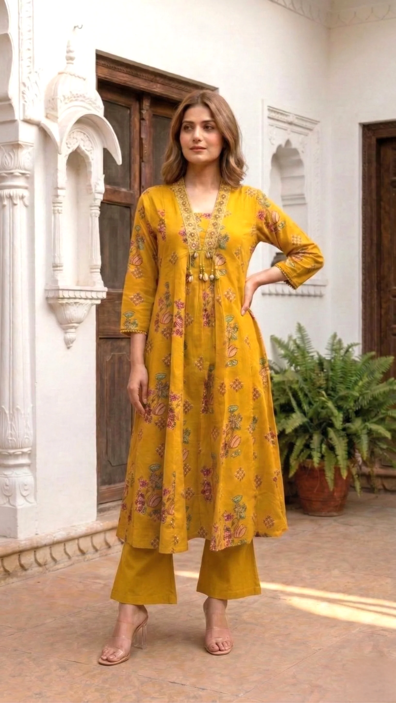Vairagi Amber Printed Work Suit Set - Image 6