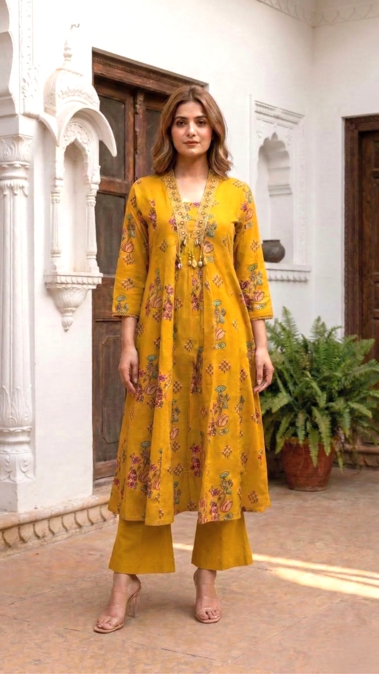 Vairagi Amber Printed Work Suit Set - Image 8