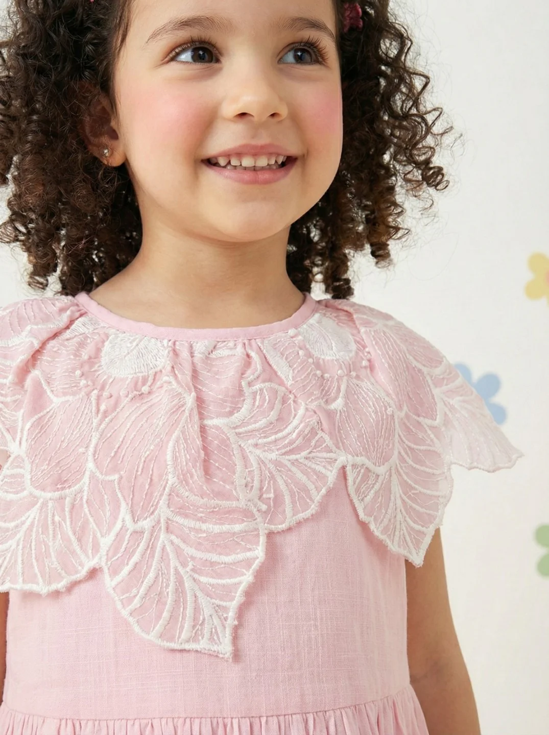 Joy Softpink Cotton Dress - Image 5
