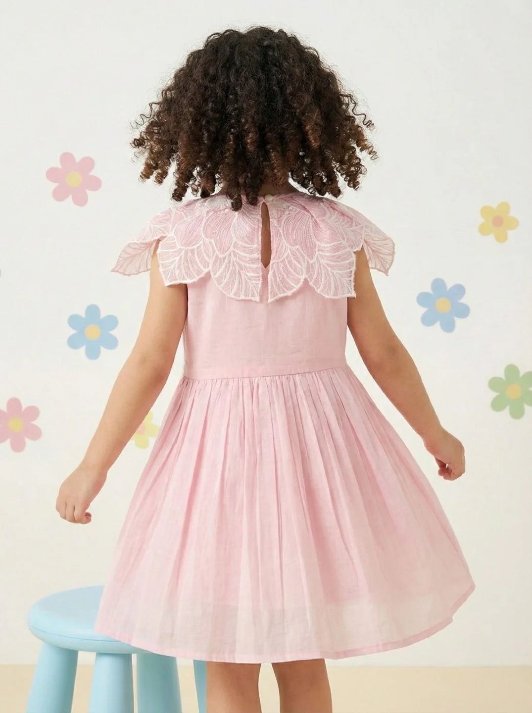 Joy Softpink Cotton Dress - Image 7