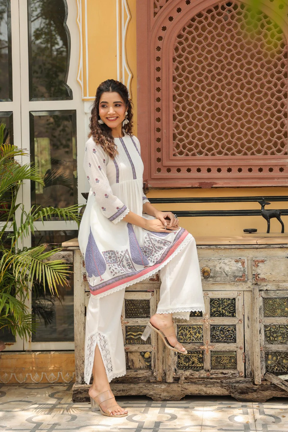 Dagdai iris cotton co-ord set - Image 4