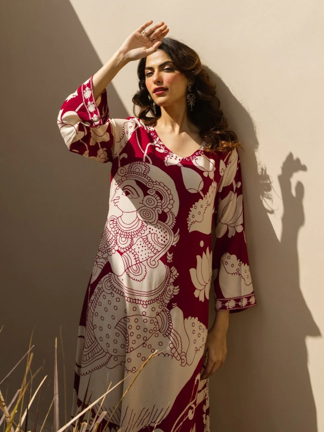 Karen persian cotton kurta pant set - Image 8