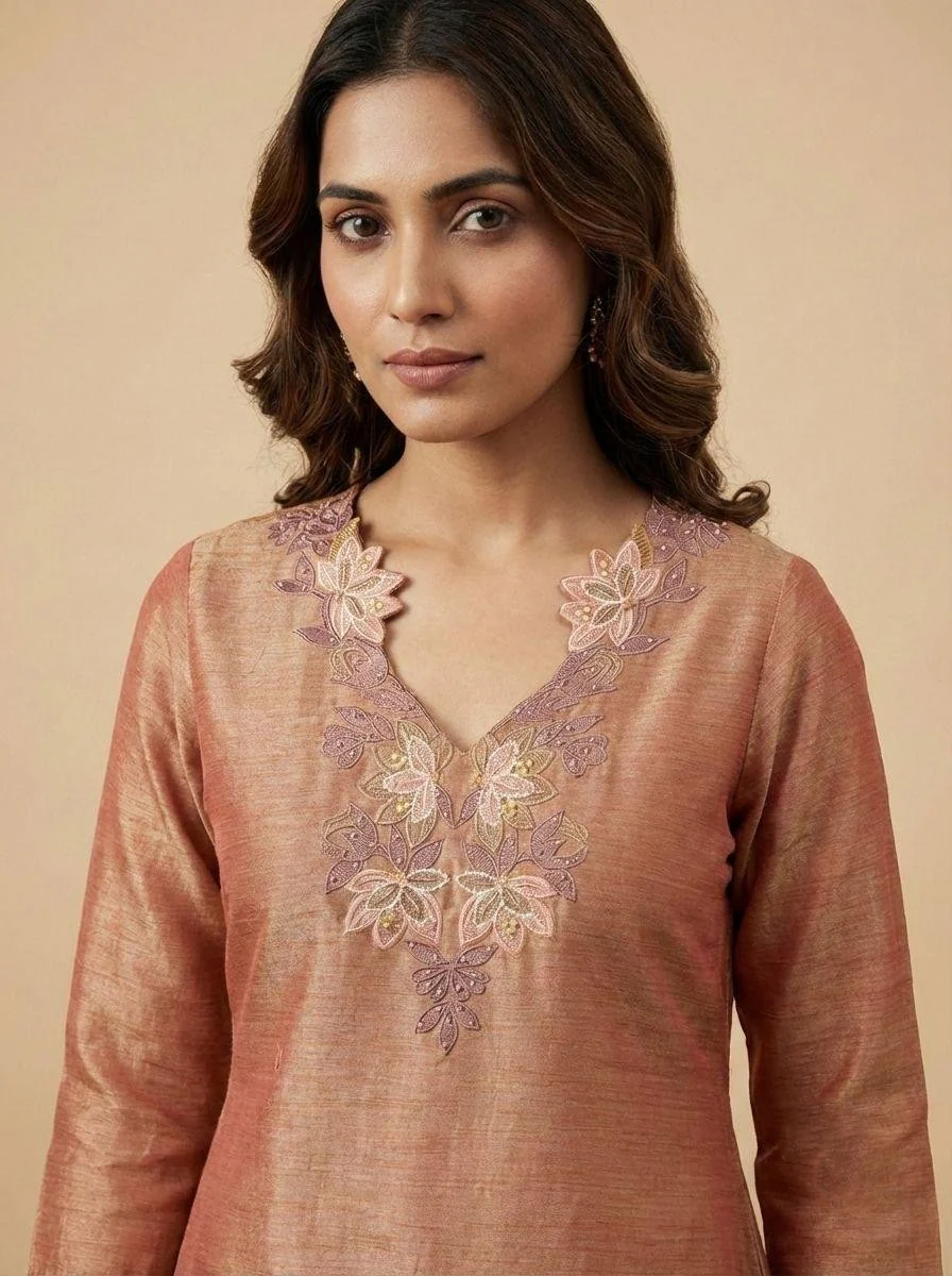 Prisha Jasper Embroidery Cotton Co-ord Set - Image 2