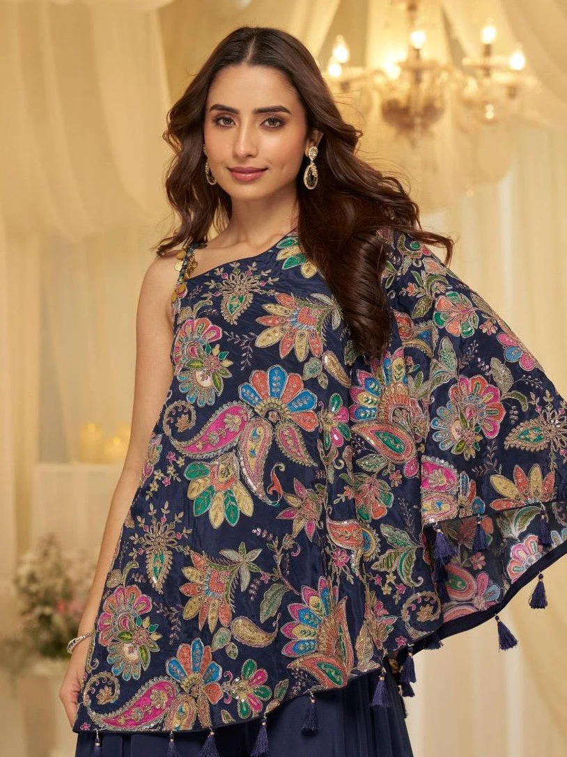 Umaira Azure Designer Fusion Wear set - Image 2