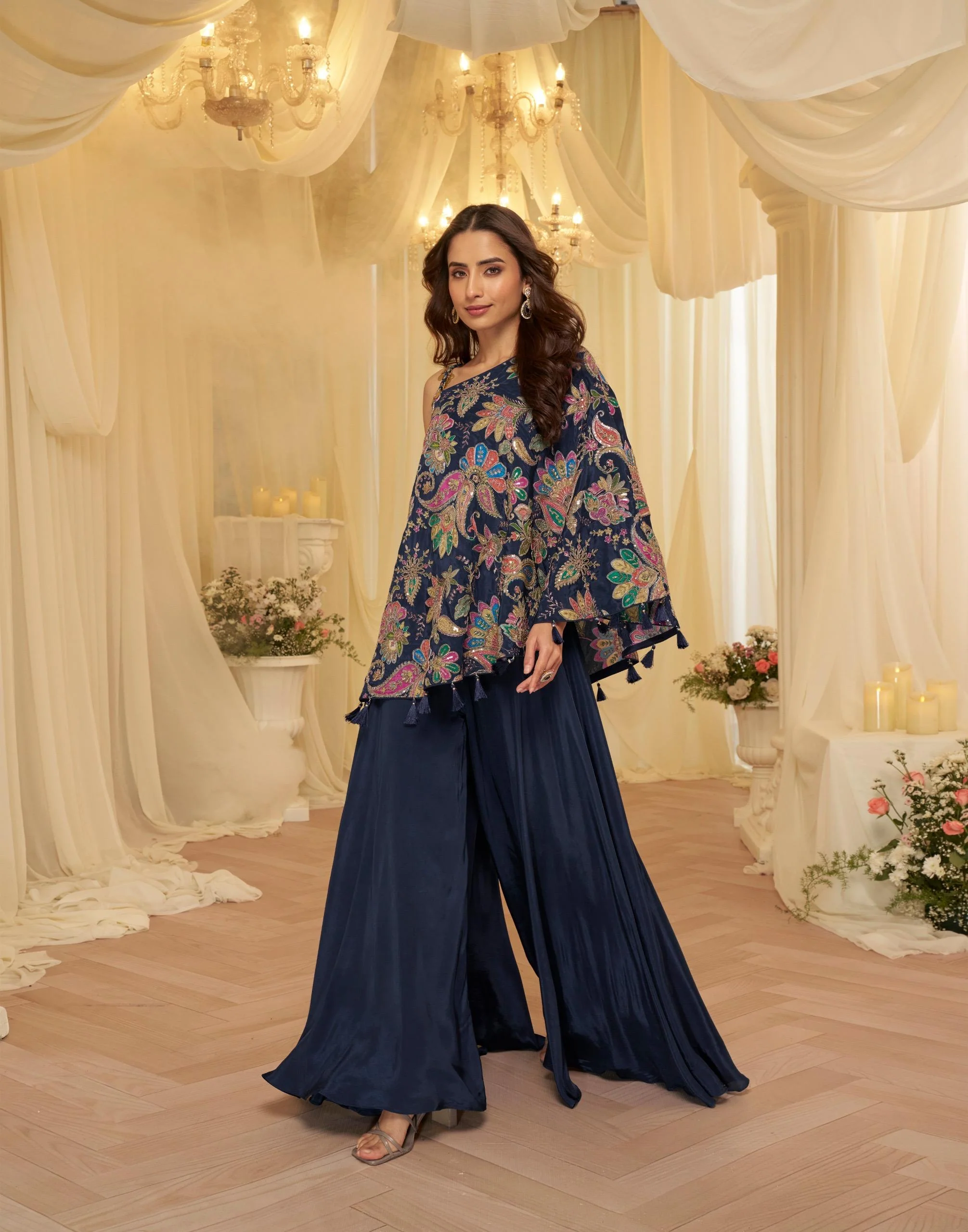 Umaira Azure Designer Fusion Wear set - Image 4