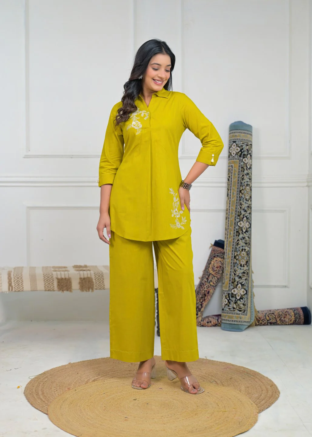 Ridhika Wattle Embroidered Co-ord Set - Image 5