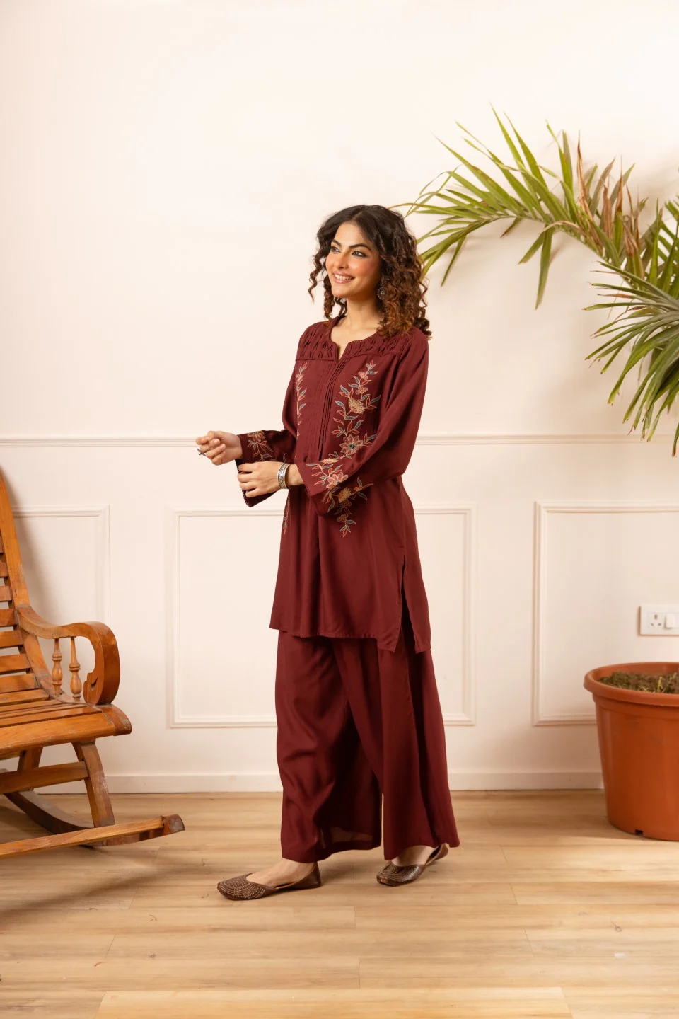 Karen Jam embroidery Cotton Co-ord Set - Image 6