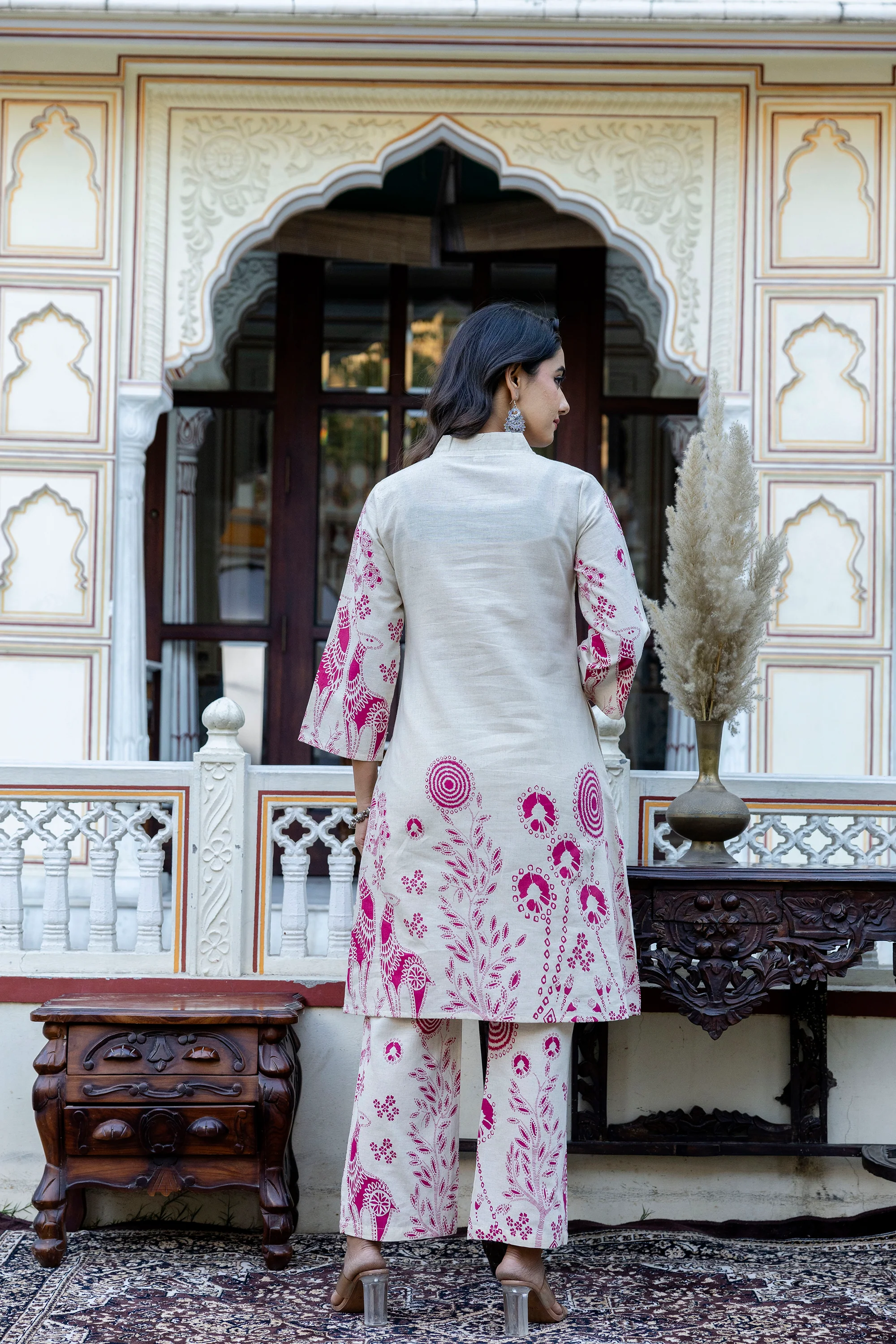 Samiha Rose Cotton Co-ord set - Image 3