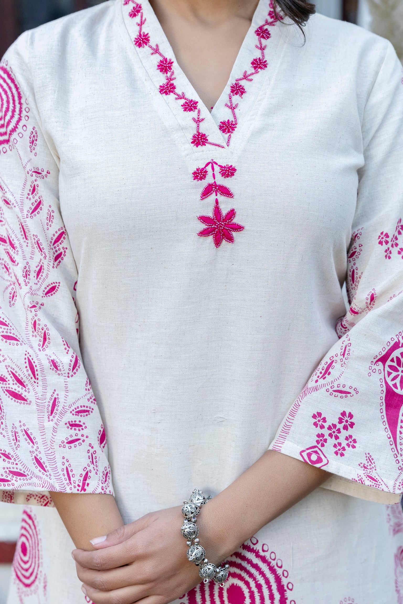 Samiha Rose Cotton Co-ord set - Image 7