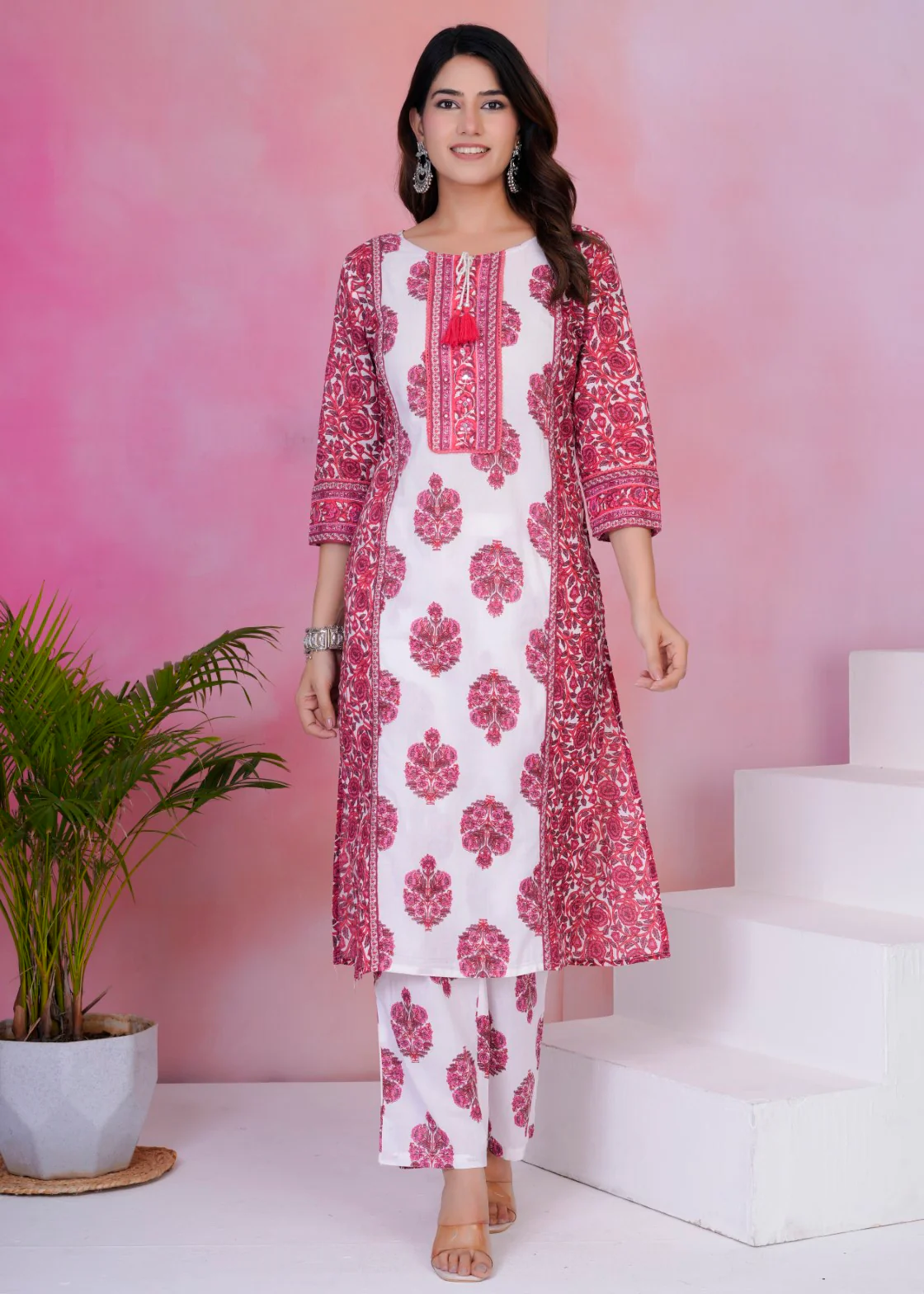 Tanvi Rosie Cotton Suit set - Image 4