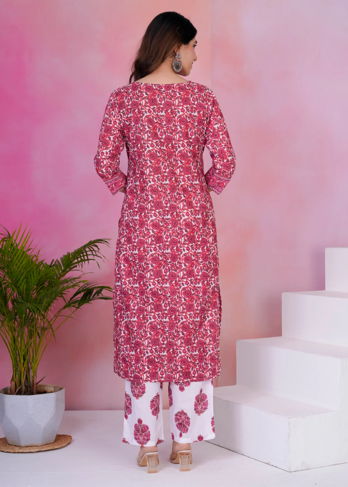 Tanvi Rosie Cotton Suit set - Image 5