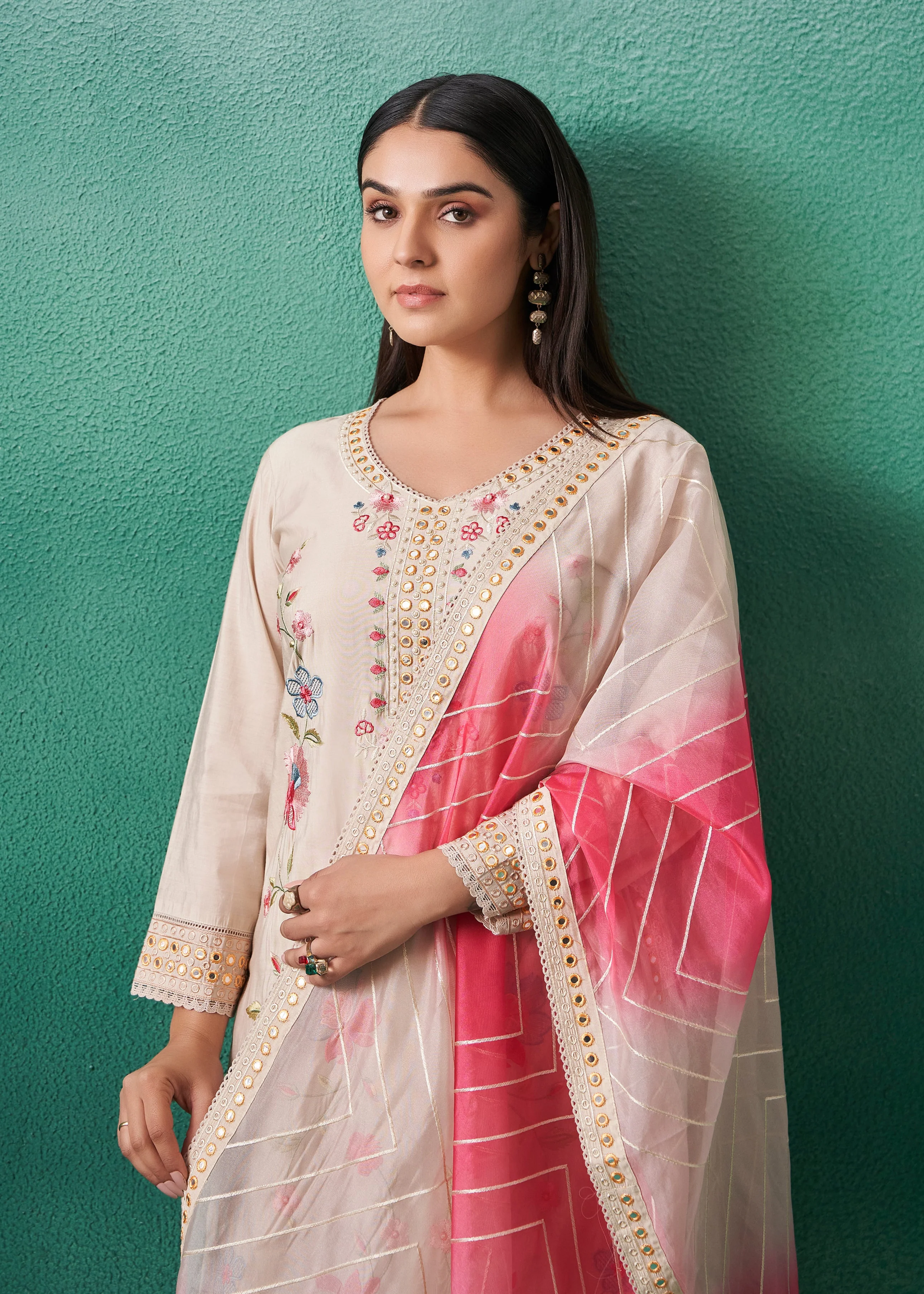 Nadira Pearl Embroidered Lawn Suit Set - Image 2