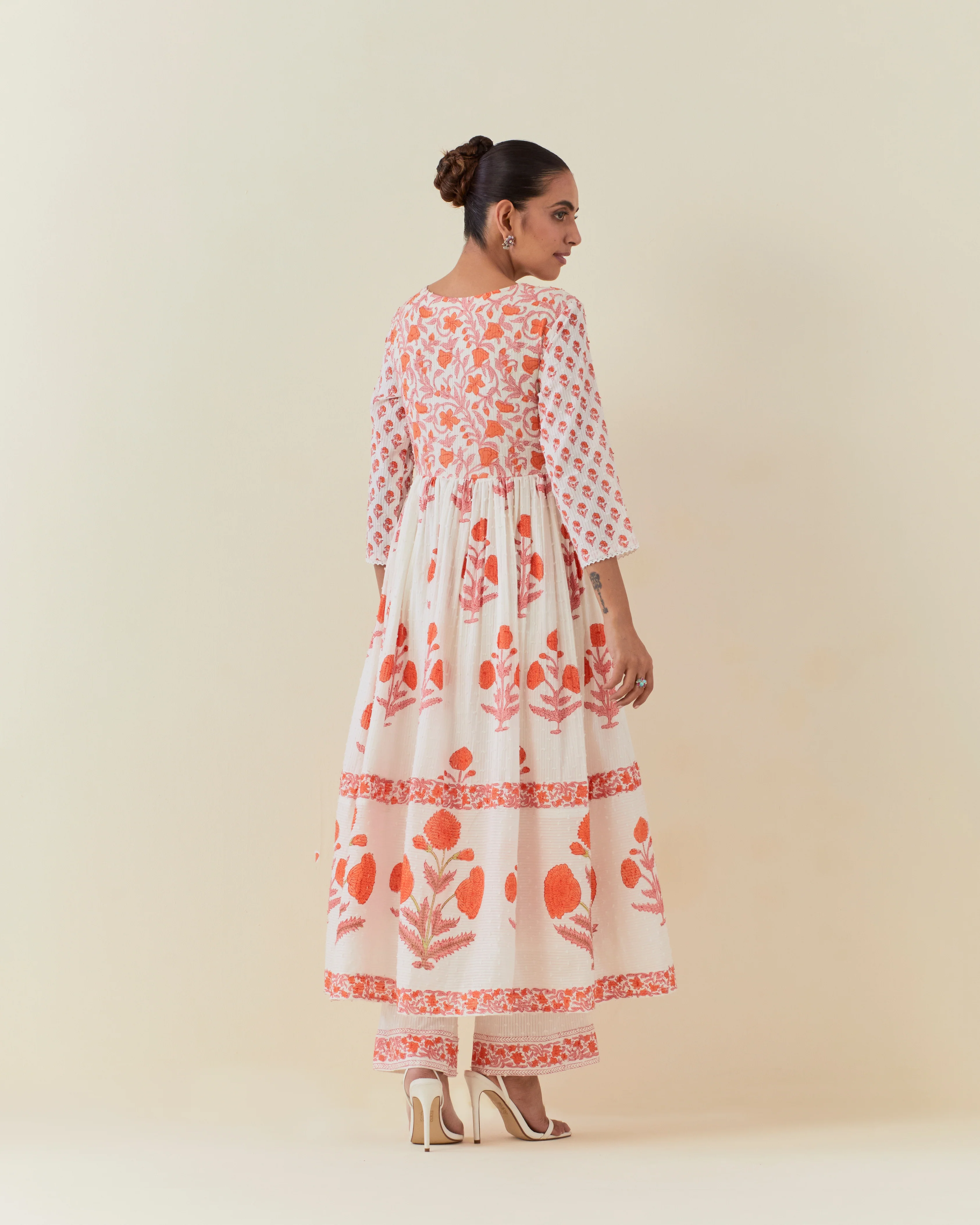 Samragi Kesari Pure Cotton Premium Suit Set - Image 3