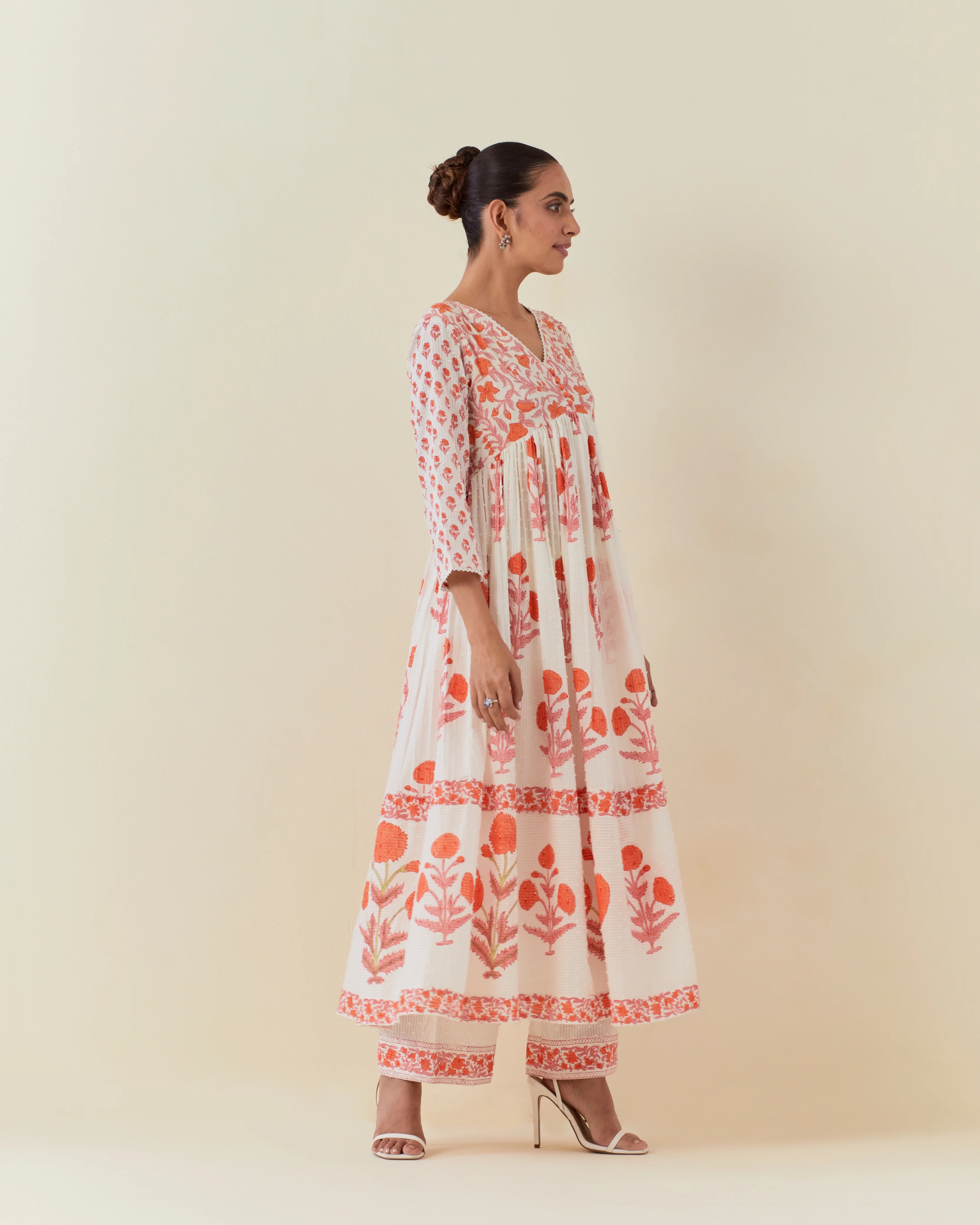 Samragi Kesari Pure Cotton Premium Suit Set - Image 4