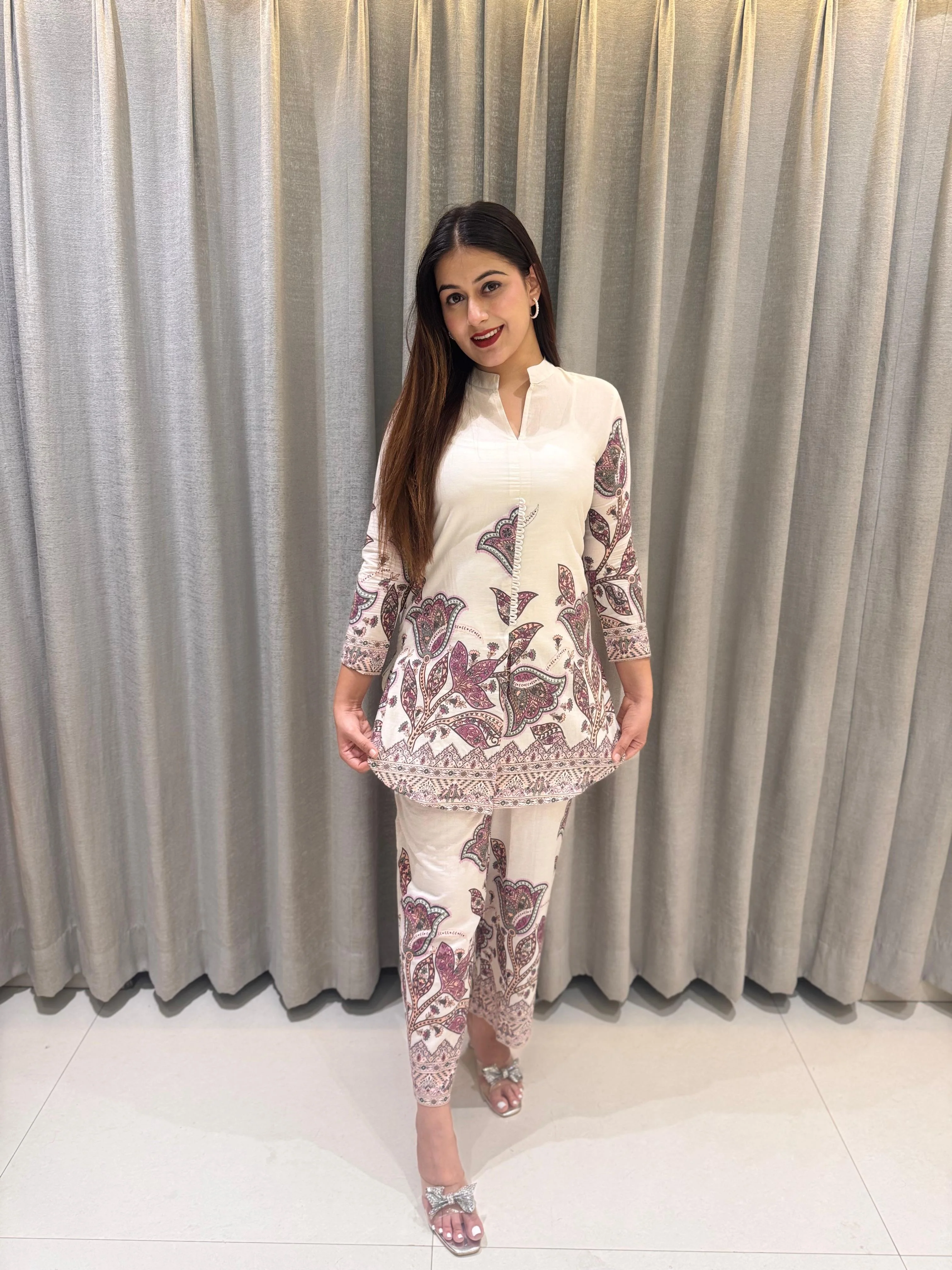 Hardik Artsy Printed Cotton Co-ord set - Image 6