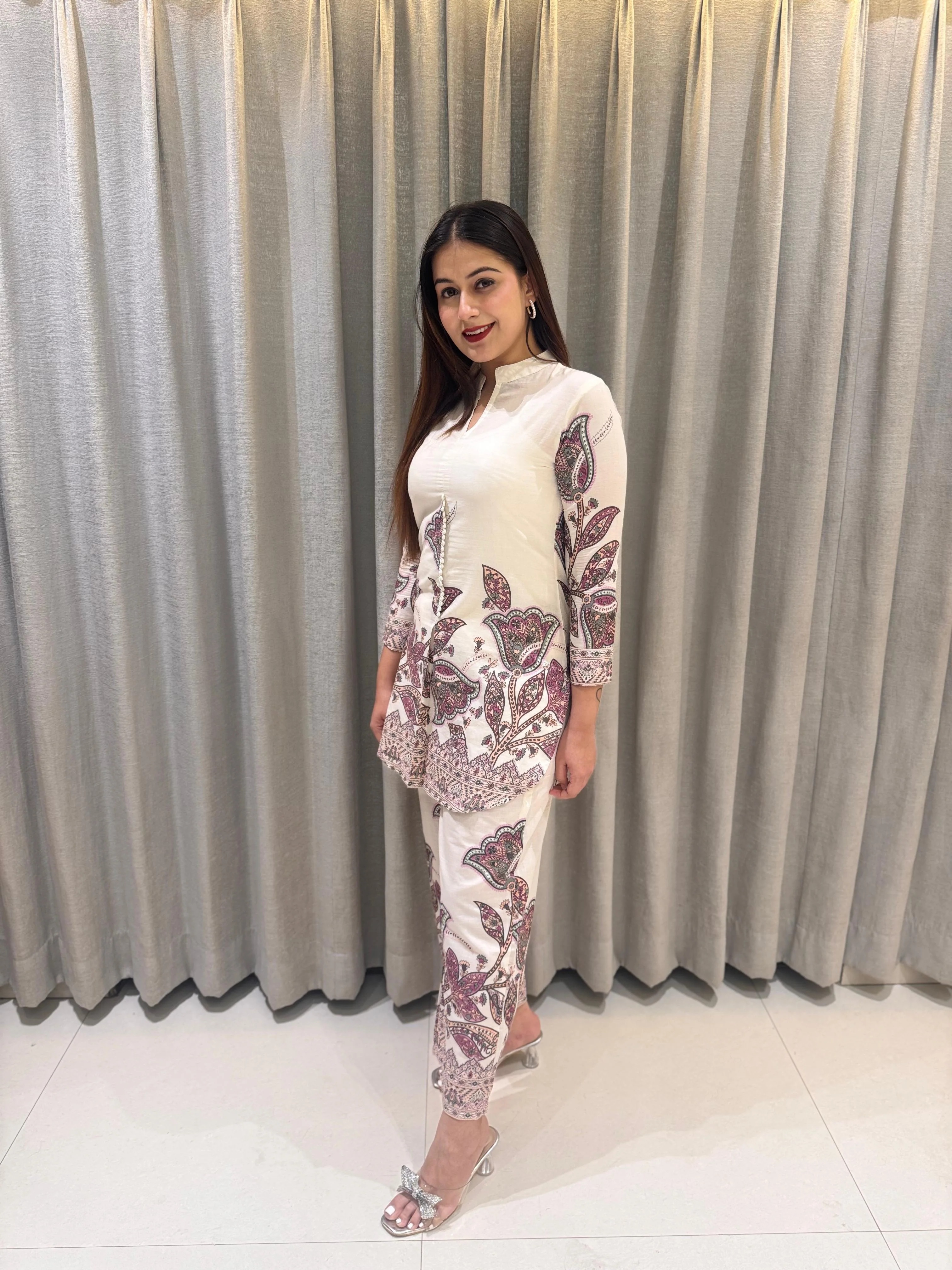 Hardik Artsy Printed Cotton Co-ord set - Image 9