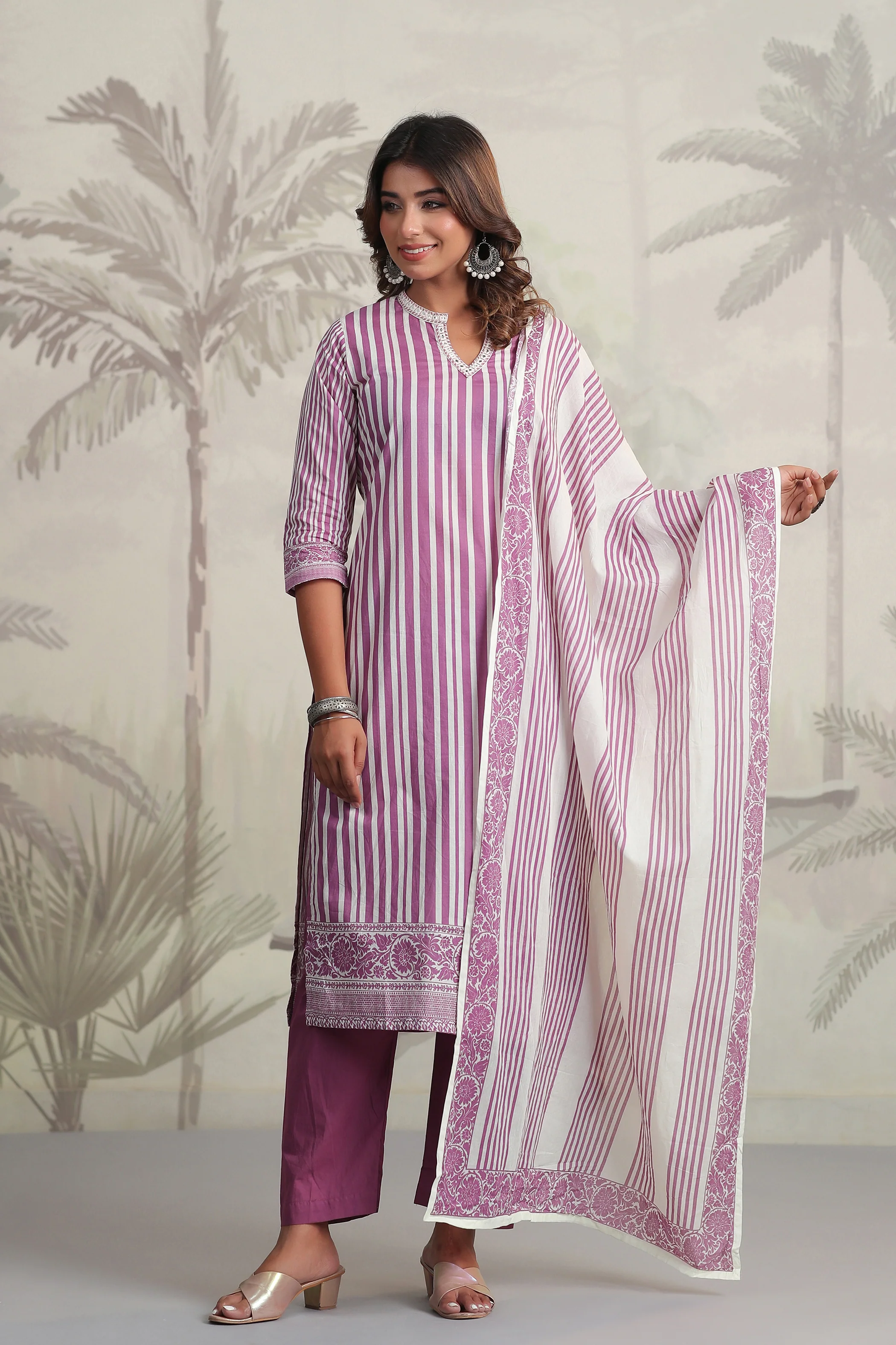 Yachi lily Cotton Suit Set - Image 4