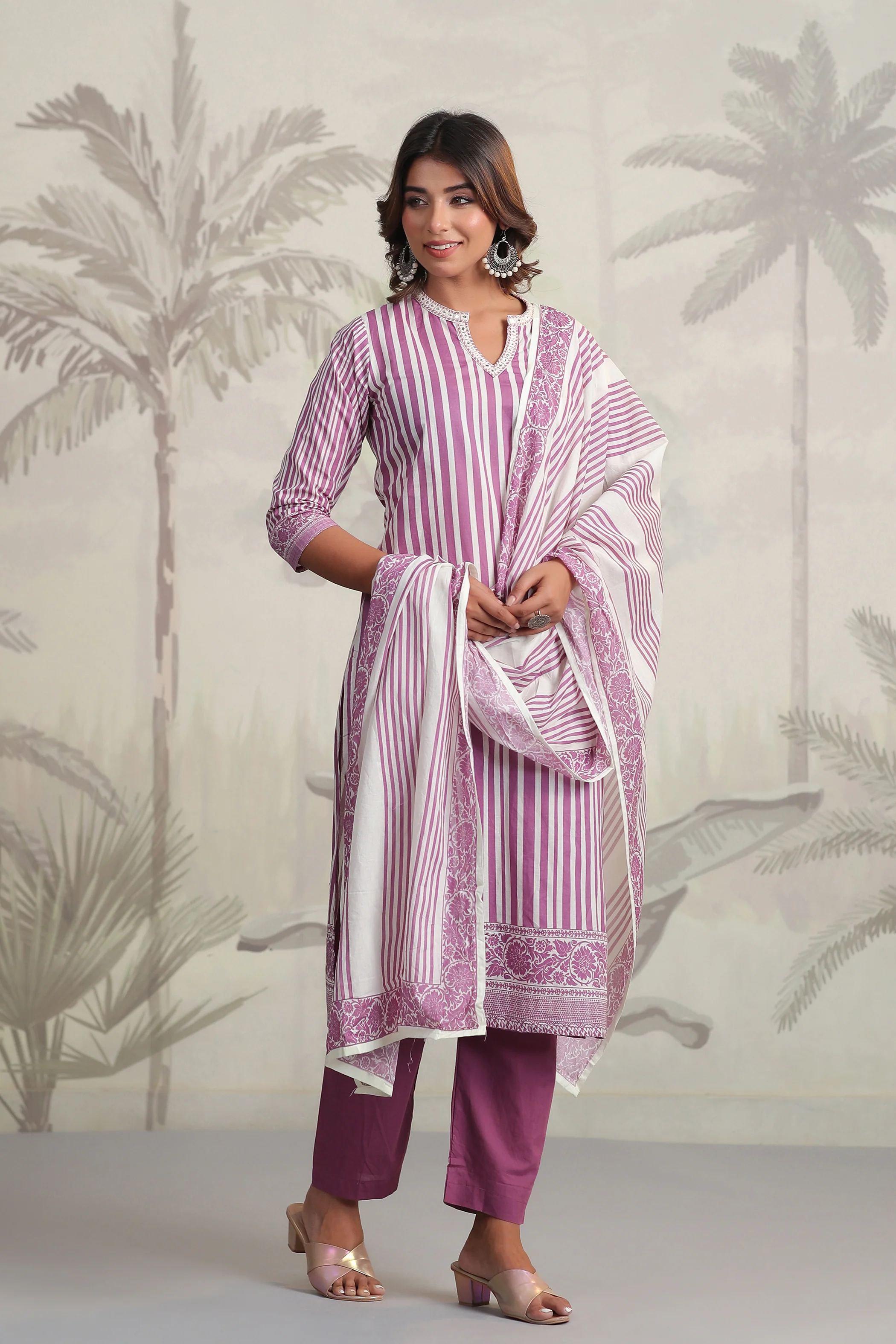 Yachi lily Cotton Suit Set - Image 6