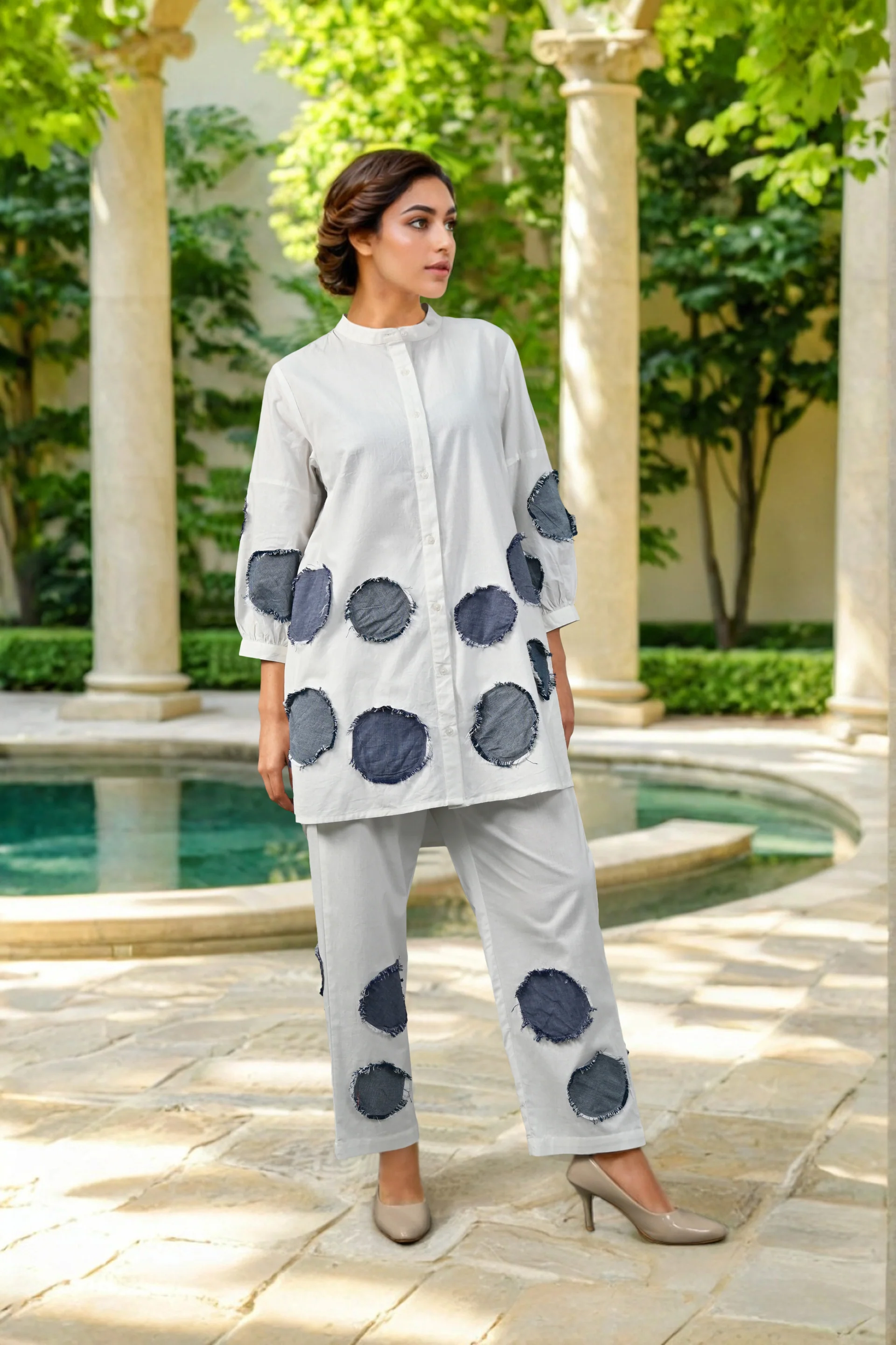 Ubud Pearl Cotton Co-ord Set - Image 4