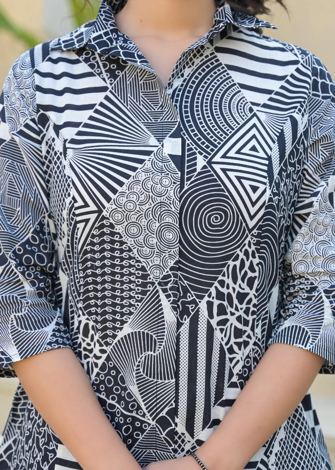 Parnashree Onyx Cotton Co-ord Set - Image 10