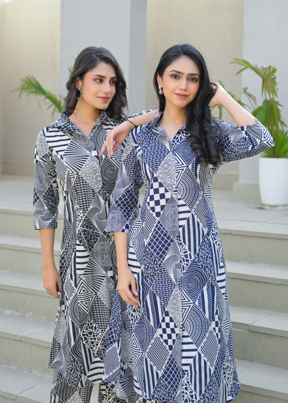 Parnashree Onyx Cotton Co-ord Set - Image 11