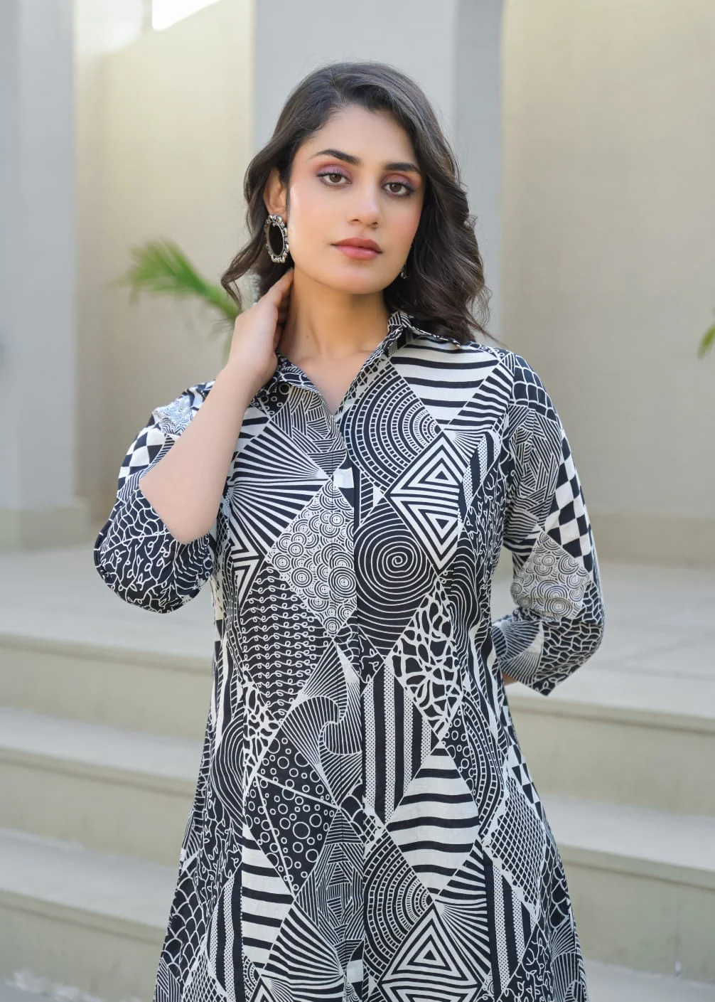 Parnashree Onyx Cotton Co-ord Set - Image 2