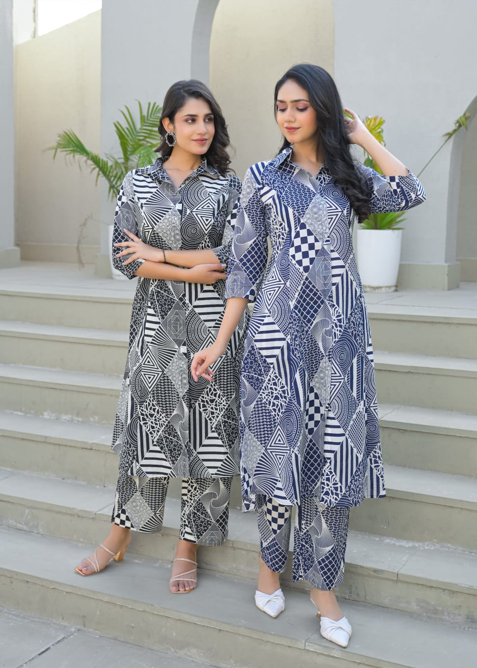 Parnashree Onyx Cotton Co-ord Set - Image 4