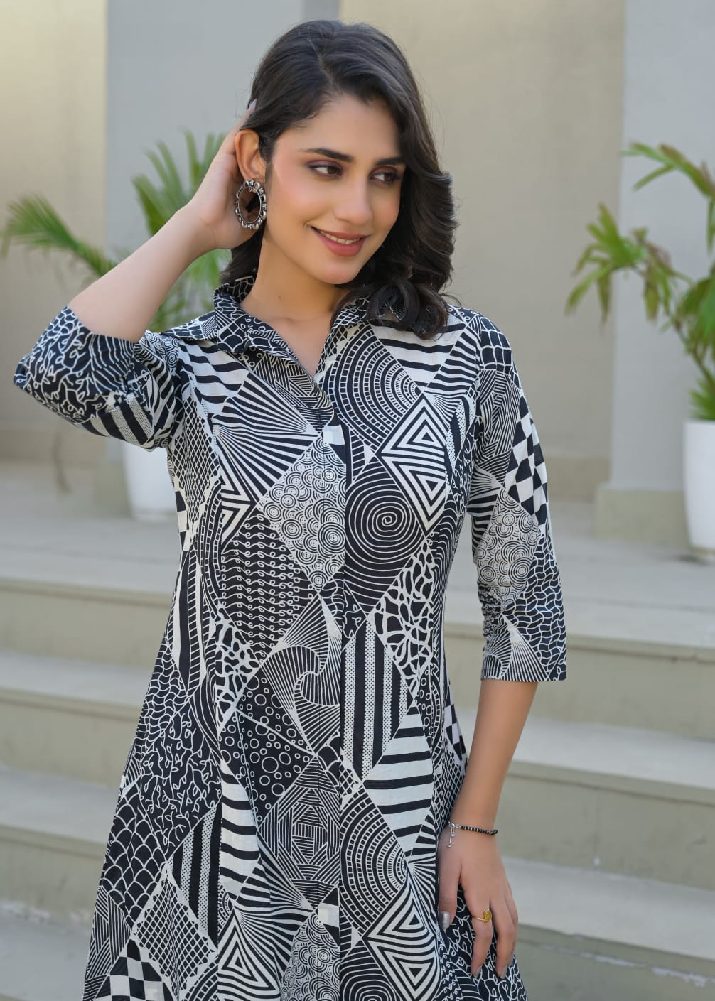 Parnashree Onyx Cotton Co-ord Set - Image 5