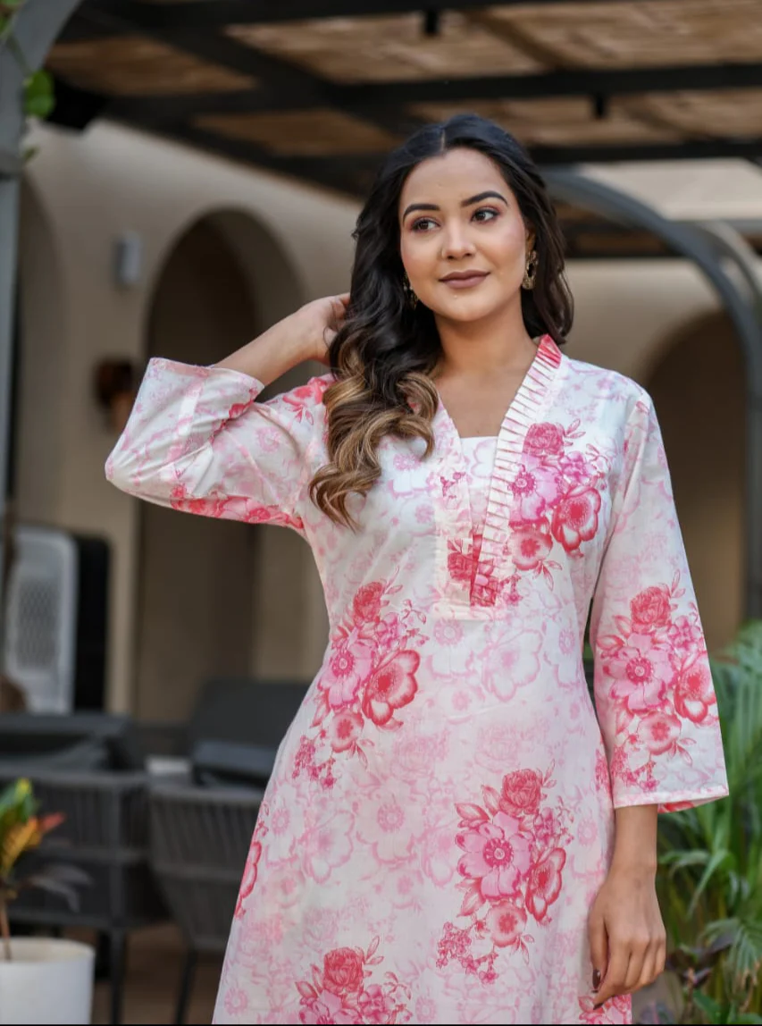 Vanya Rose Cotton Co-ord Set - Image 2