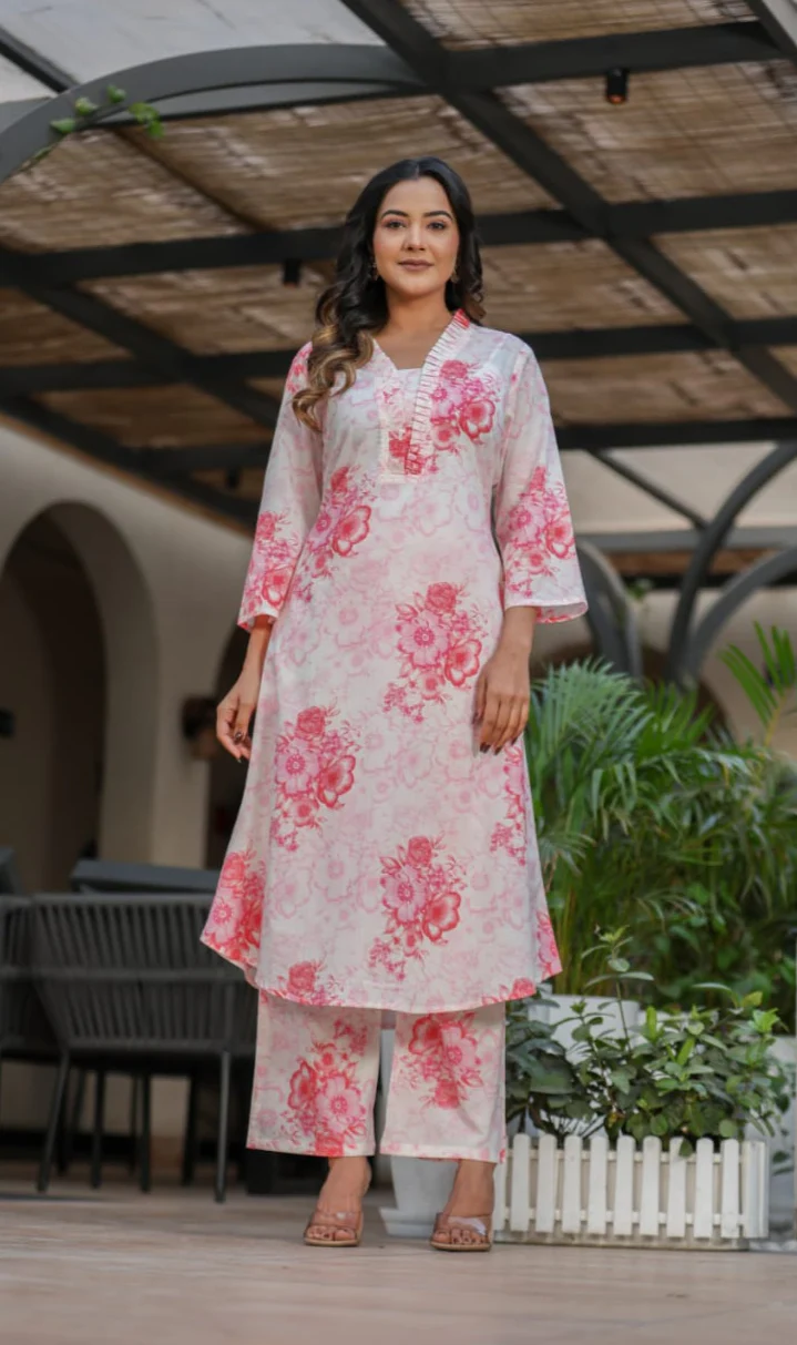 Vanya Rose Cotton Co-ord Set - Image 3