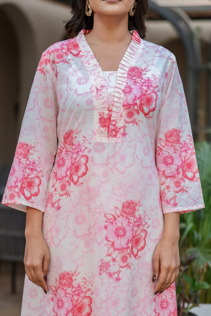 Vanya Rose Cotton Co-ord Set - Image 7