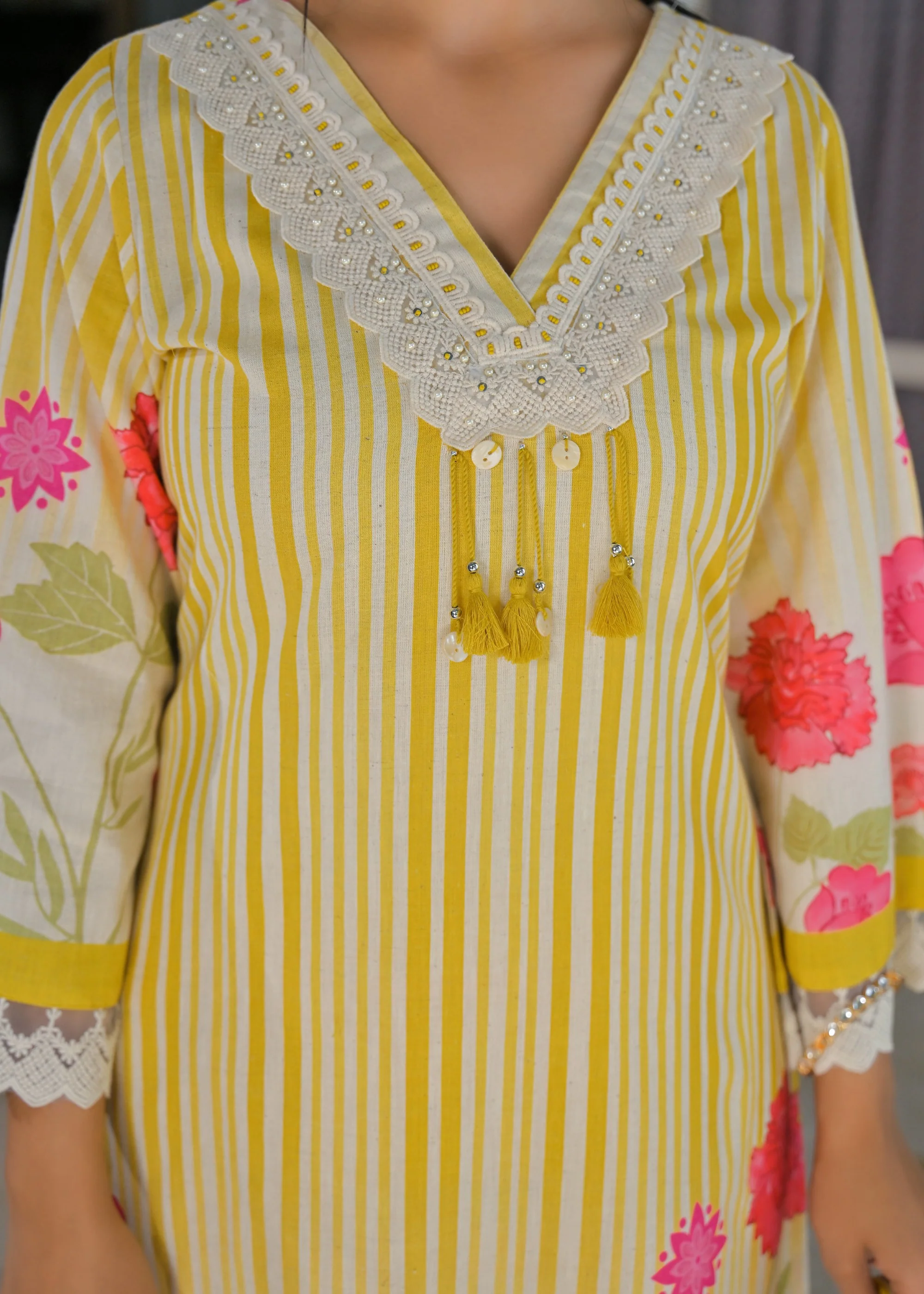 Punita Amber Cotton Suit Set - Image 4