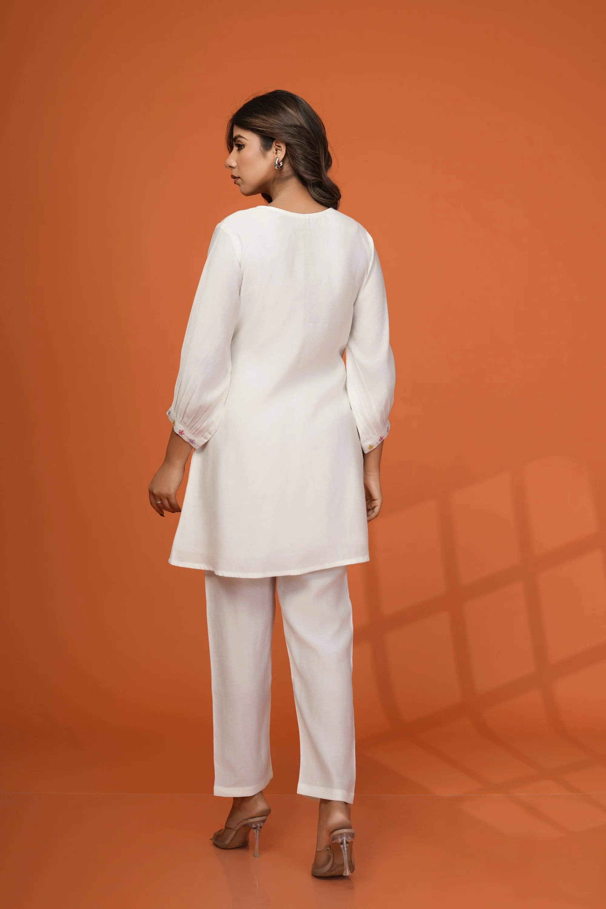 Darika Vanilla Embroidery Co-ord Set - Image 3