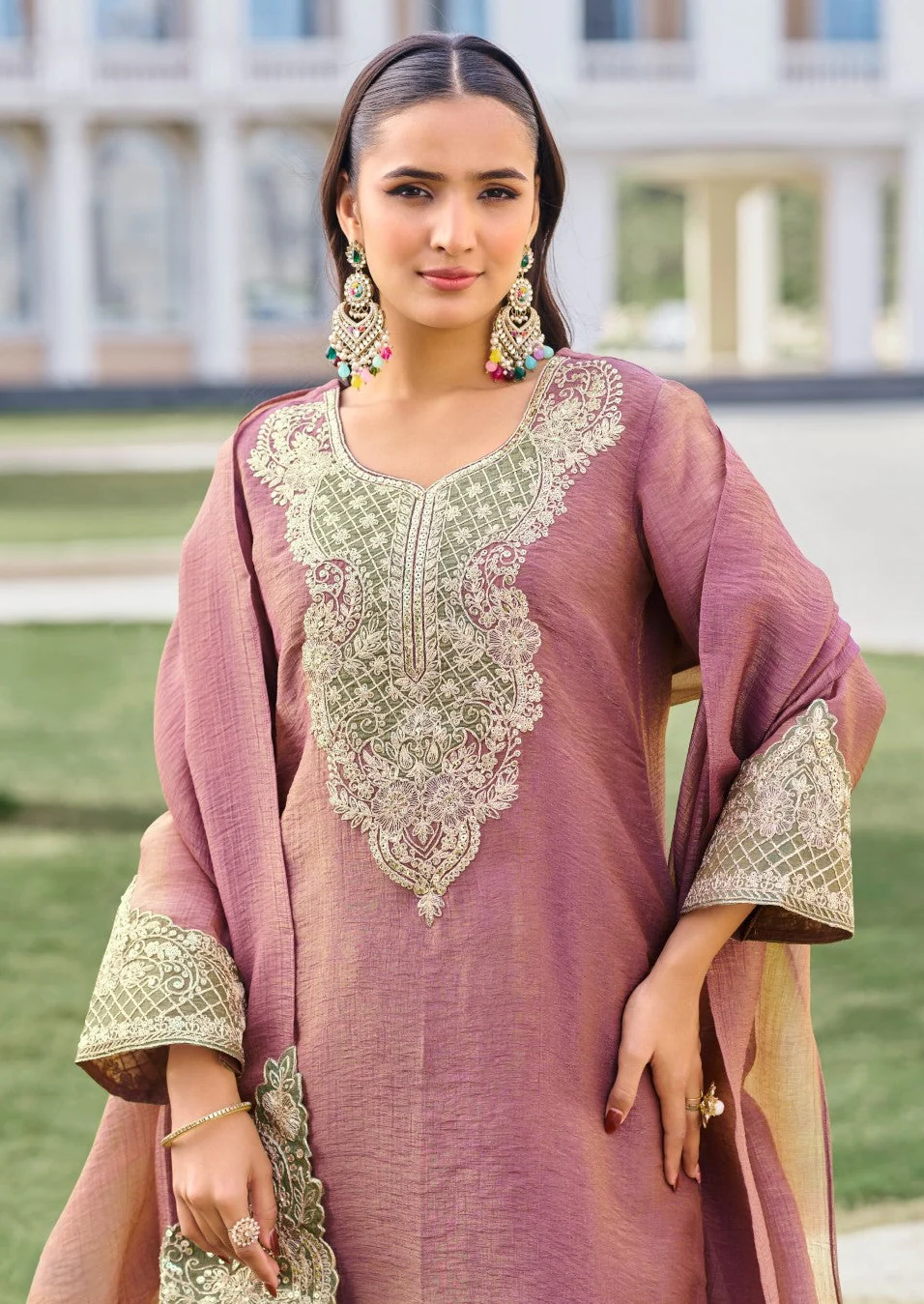 Mihika heather full work suit set - Image 2