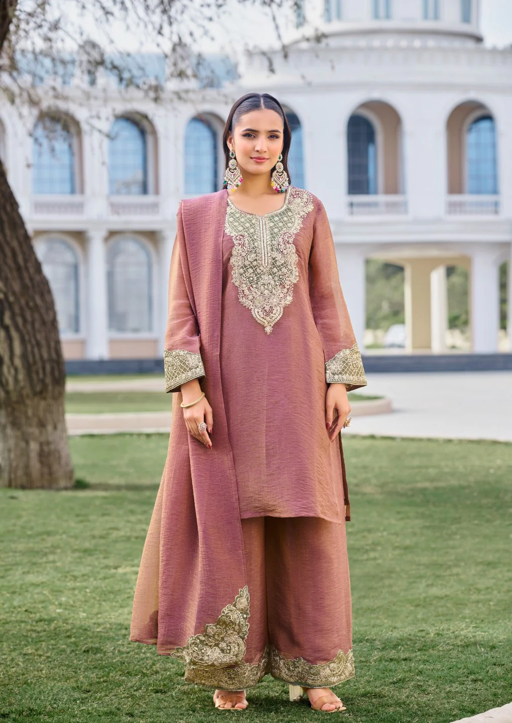 Mihika heather full work suit set - Image 4