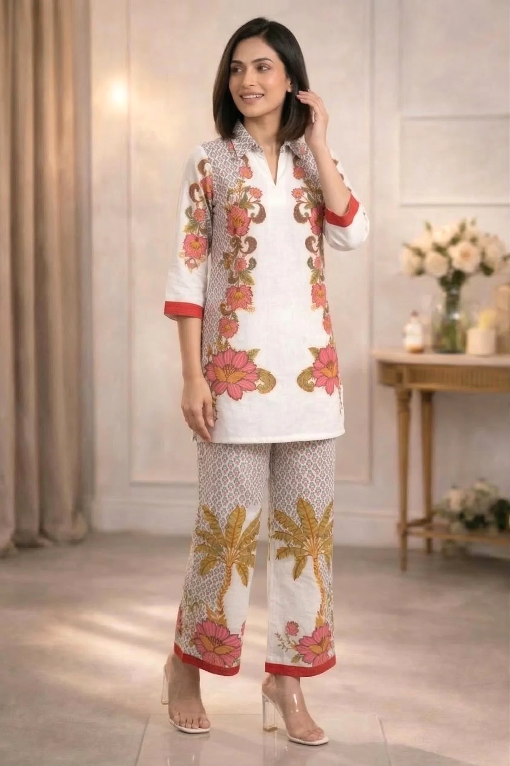 Akshara Pearl printed co-ord set - Image 2