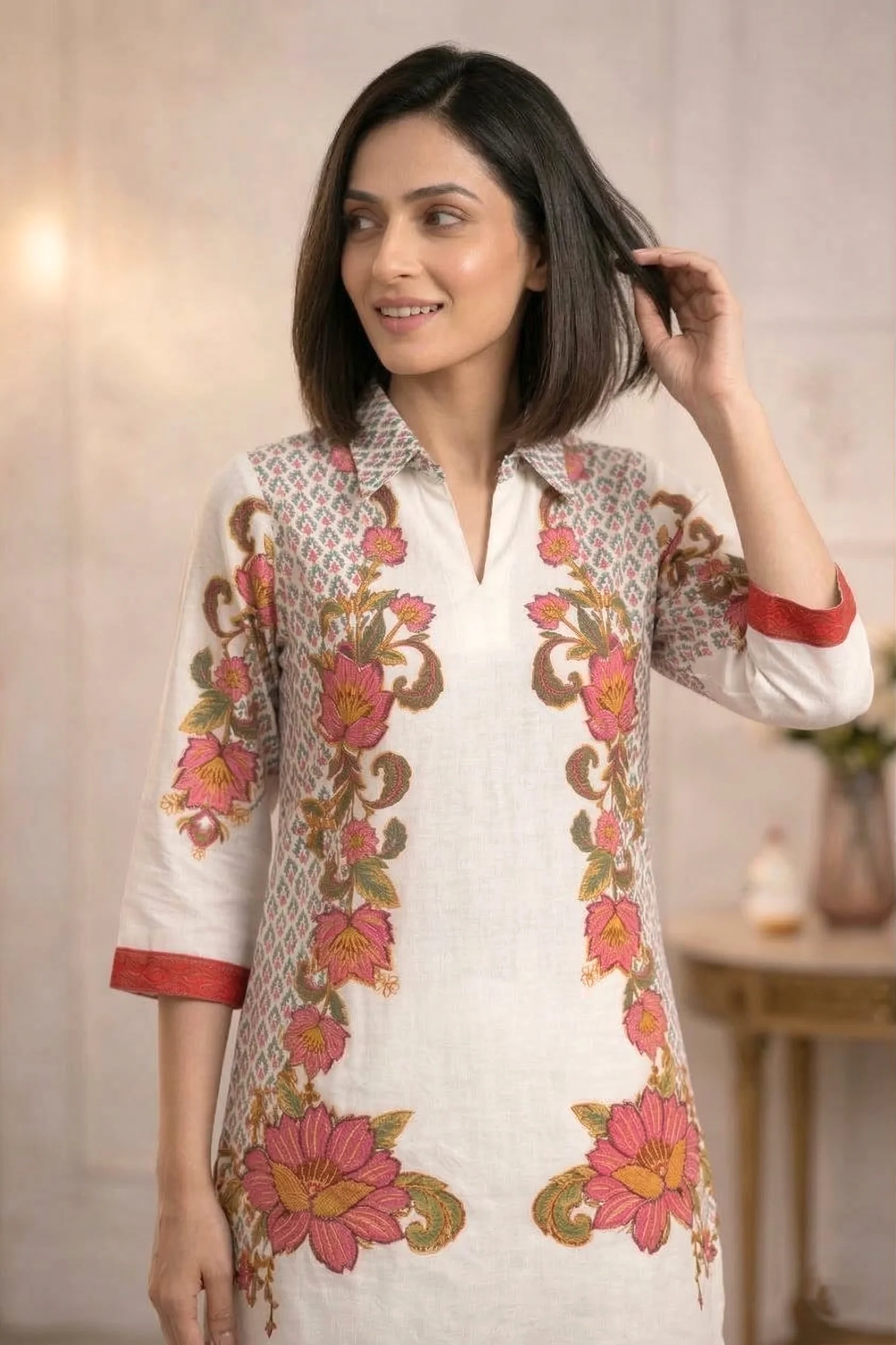 Akshara Pearl printed co-ord set - Image 3