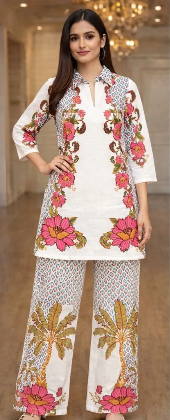 Akshara Pearl printed co-ord set - Image 7