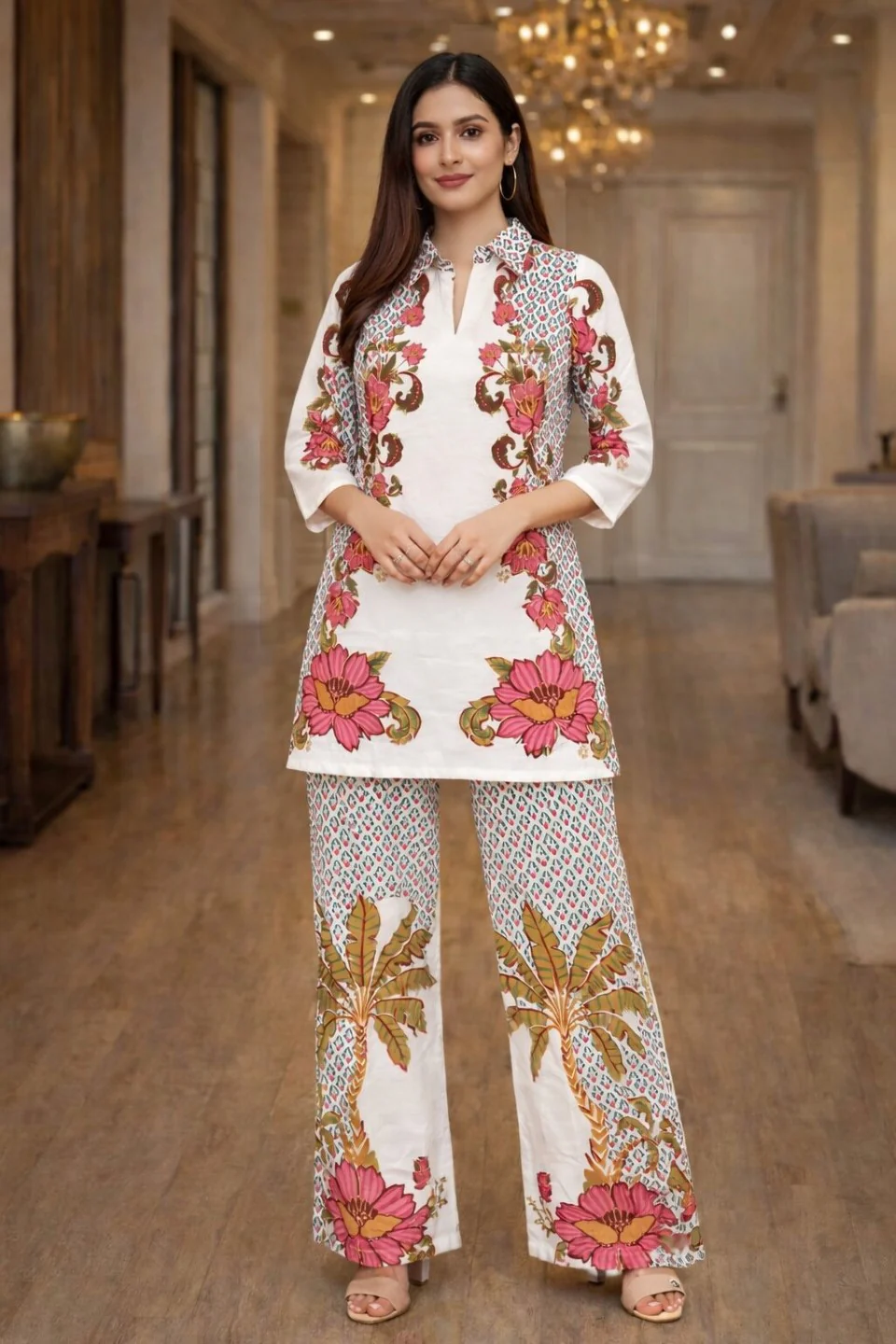 Akshara Pearl printed co-ord set - Image 9