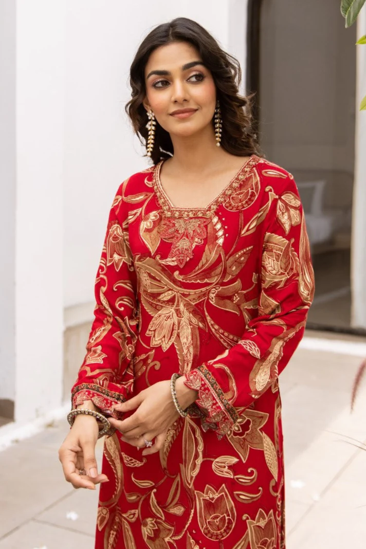 Toran vermi printed kurta set - Image 2