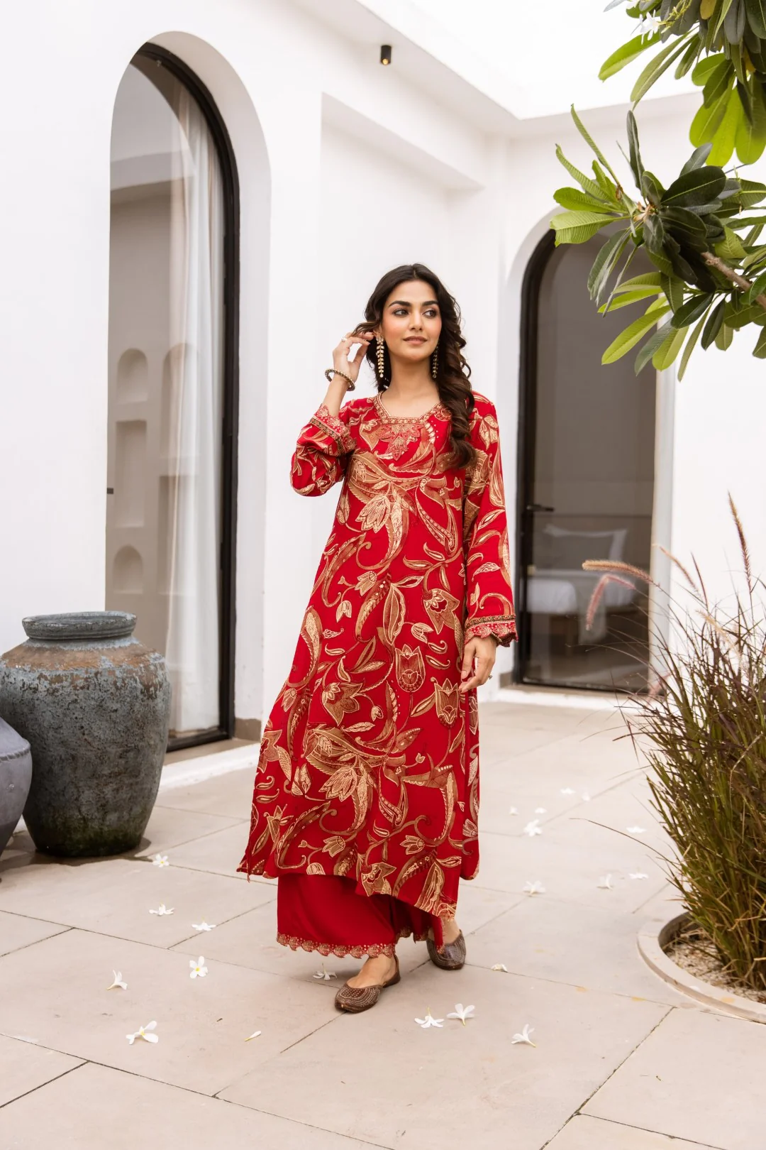 Toran vermi printed kurta set - Image 4