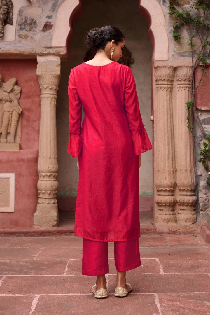 Sangini Cameo applique work suit set - Image 3