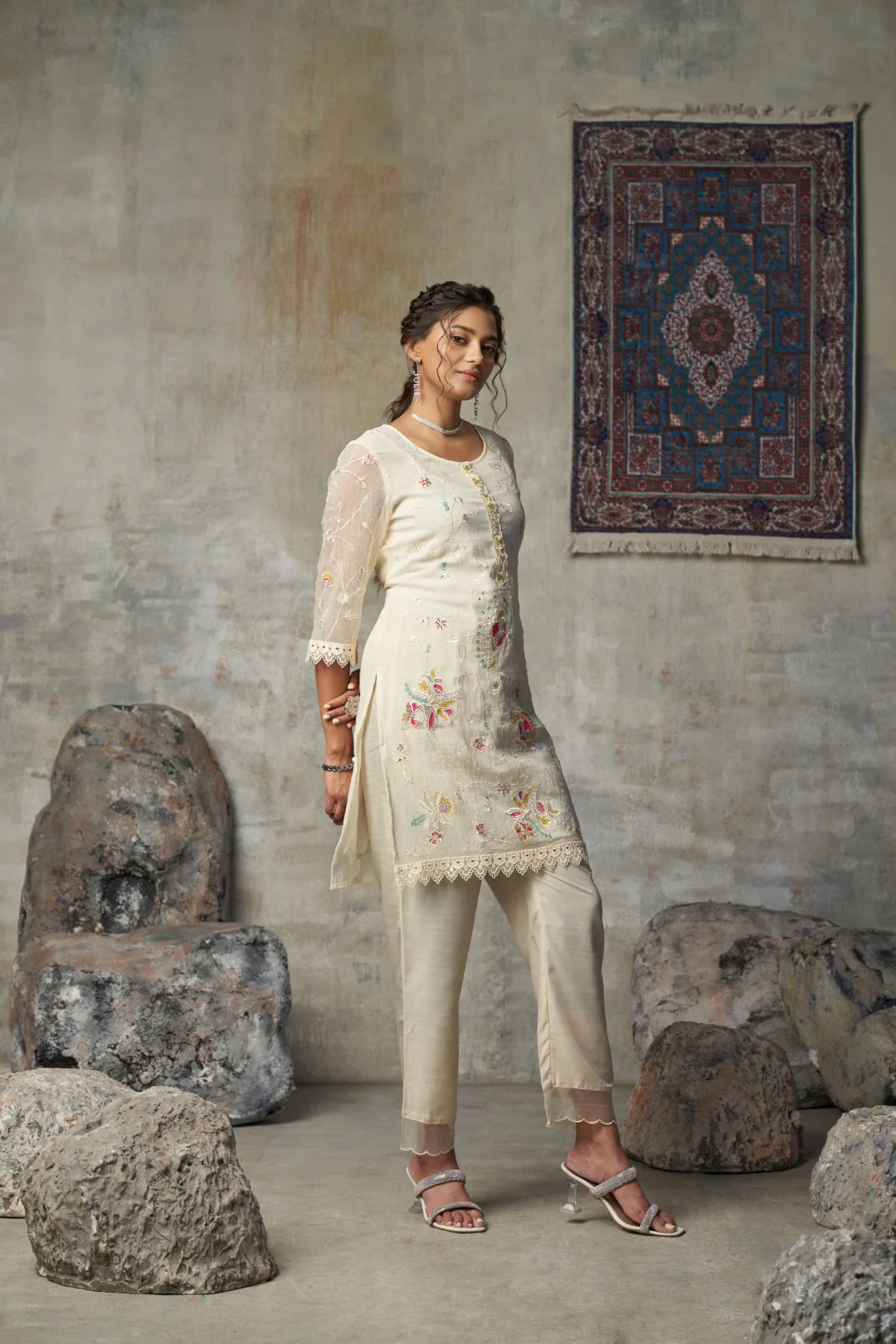 Anumeha daisy full work co-ord set - Image 11