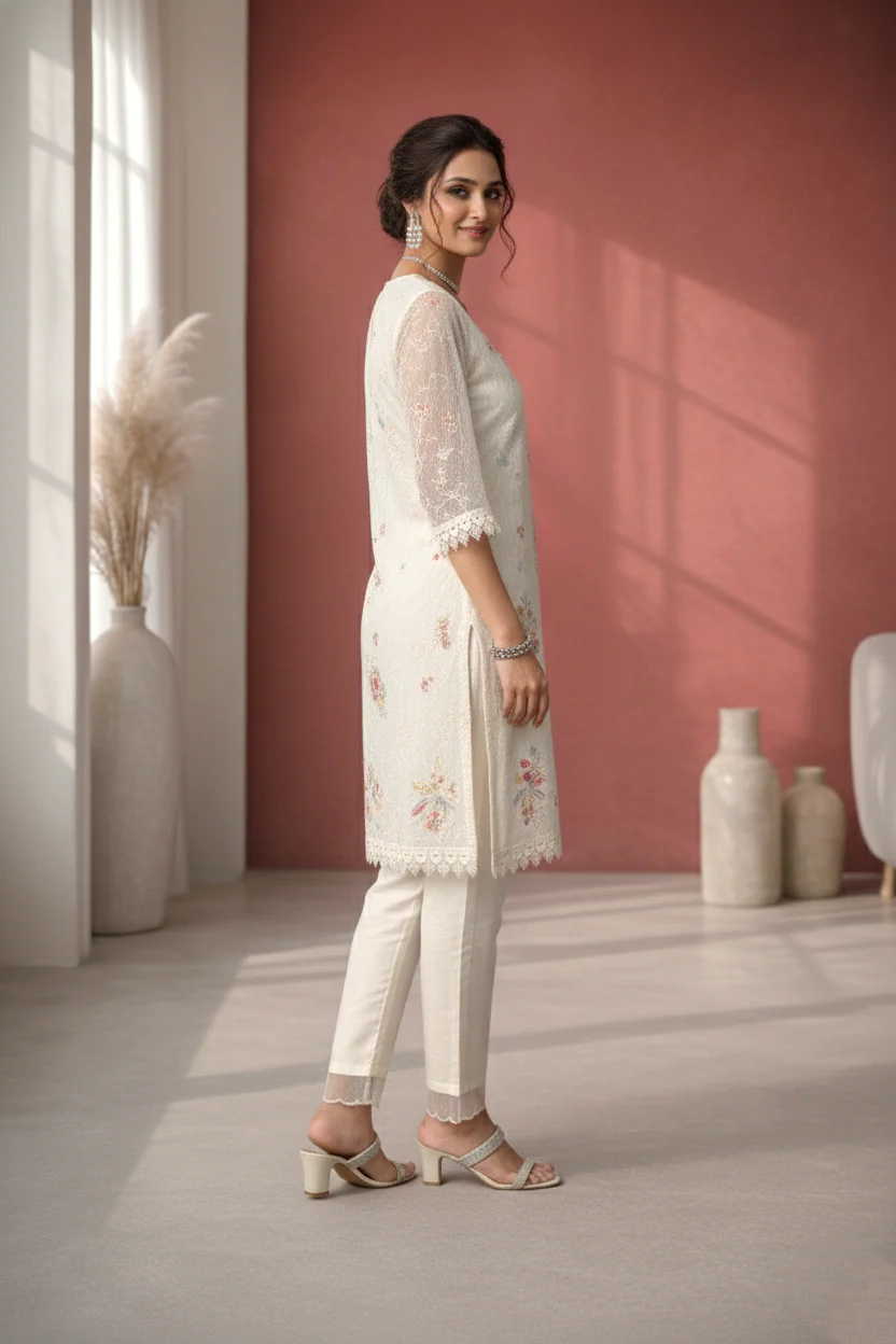 Anumeha daisy full work co-ord set - Image 5