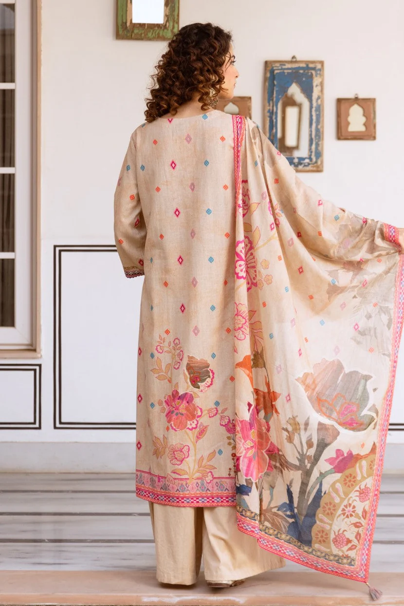 Karen Ivory cotton suit set - Image 3